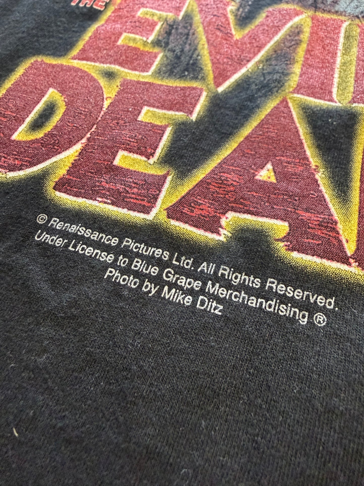 Vintage The Evil Dead Horror Movie Promo T-Shirt