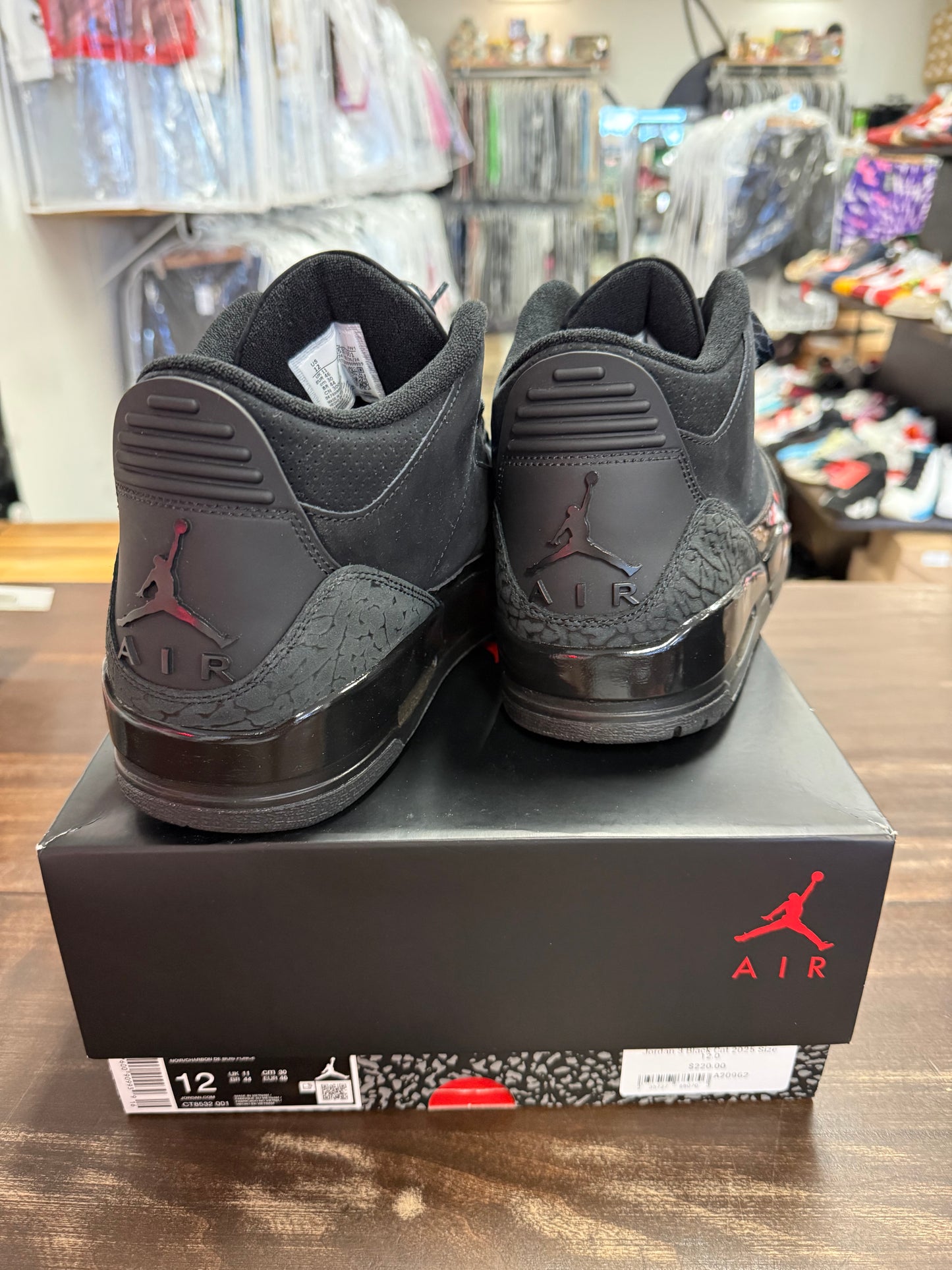 Jordan 3 Black Cat 2025
