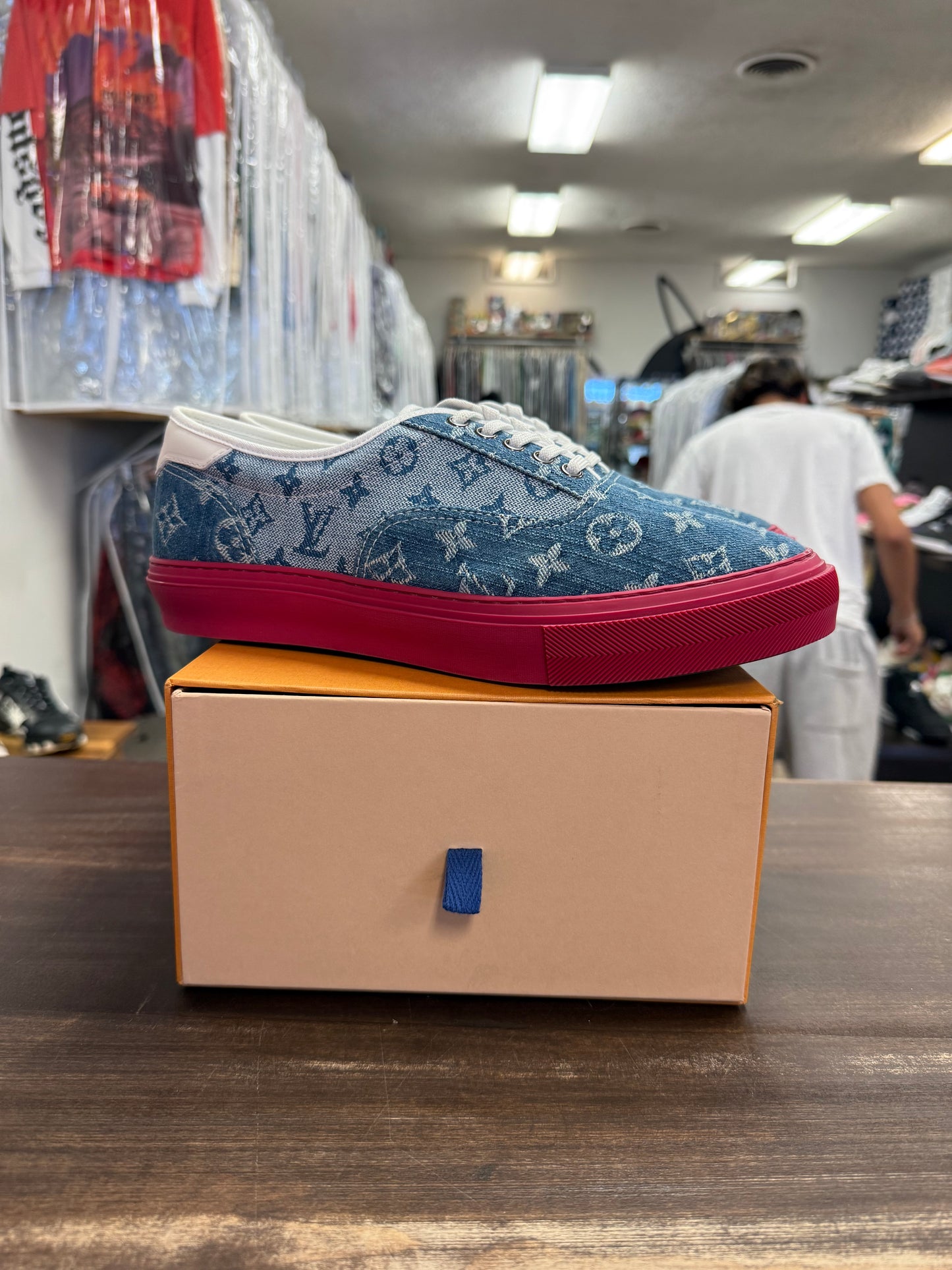 LV Monogram Denim Trocadero Sneaker