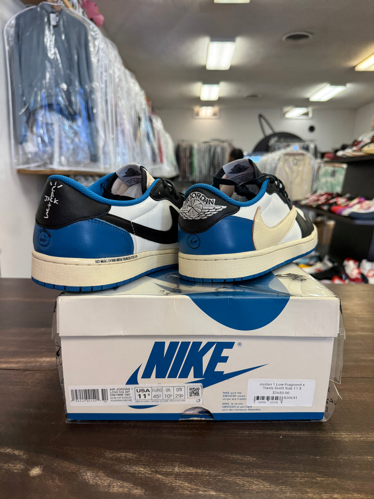 Jordan 1 Low Fragment x Travis Scott
