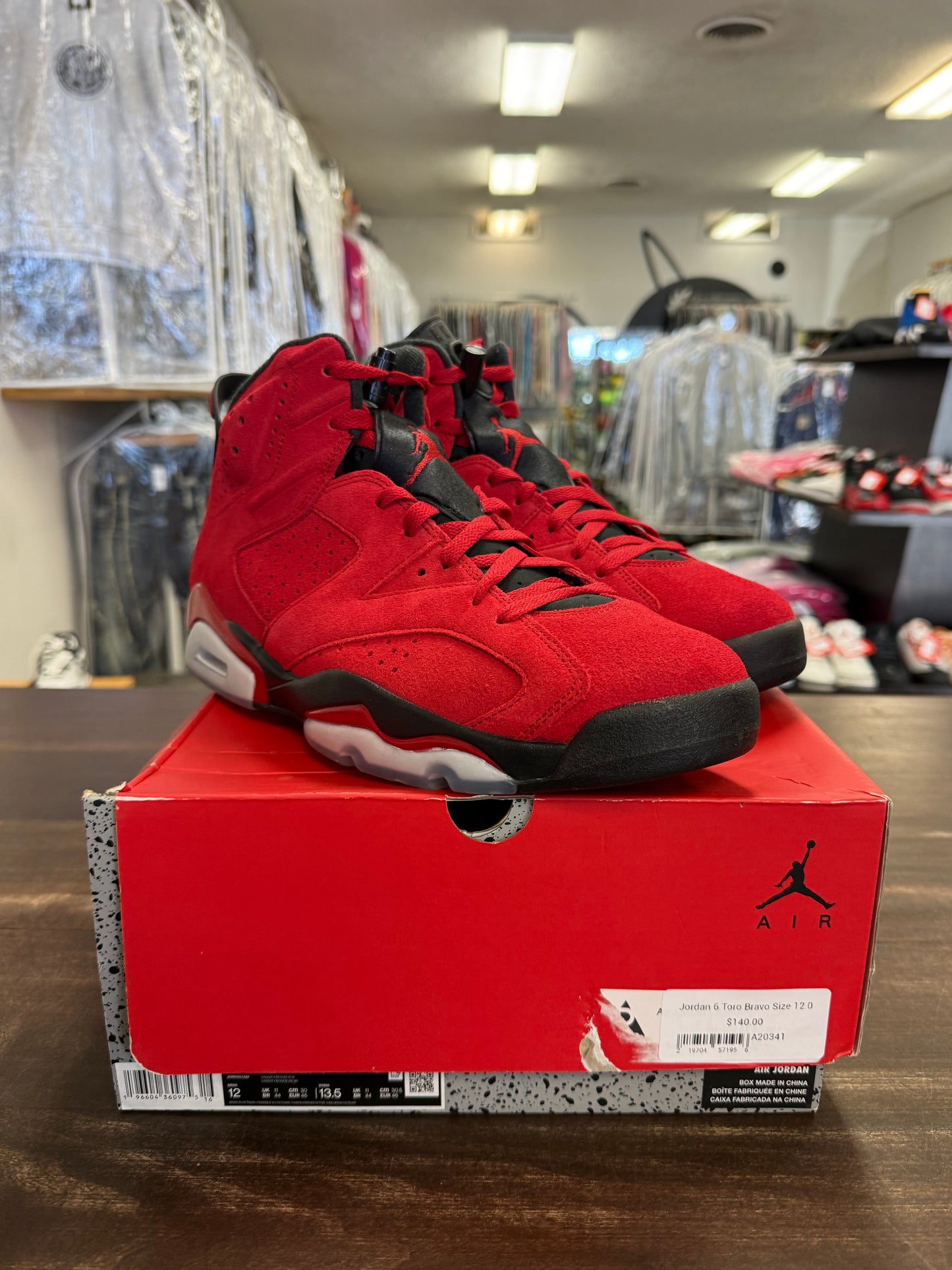 Jordan 6 Toro Bravo