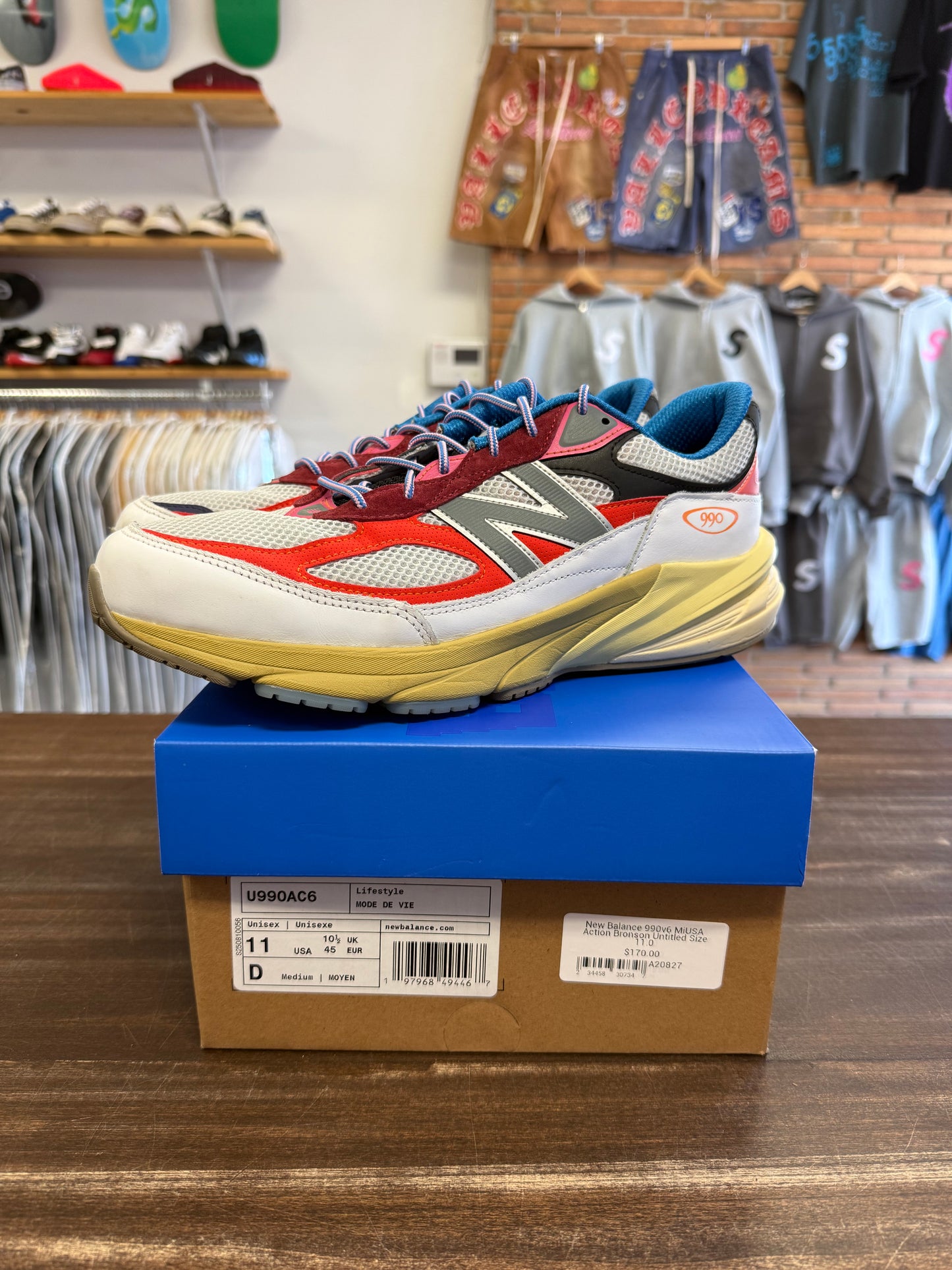 New Balance 990v6 MiUSA Action Bronson Untitled