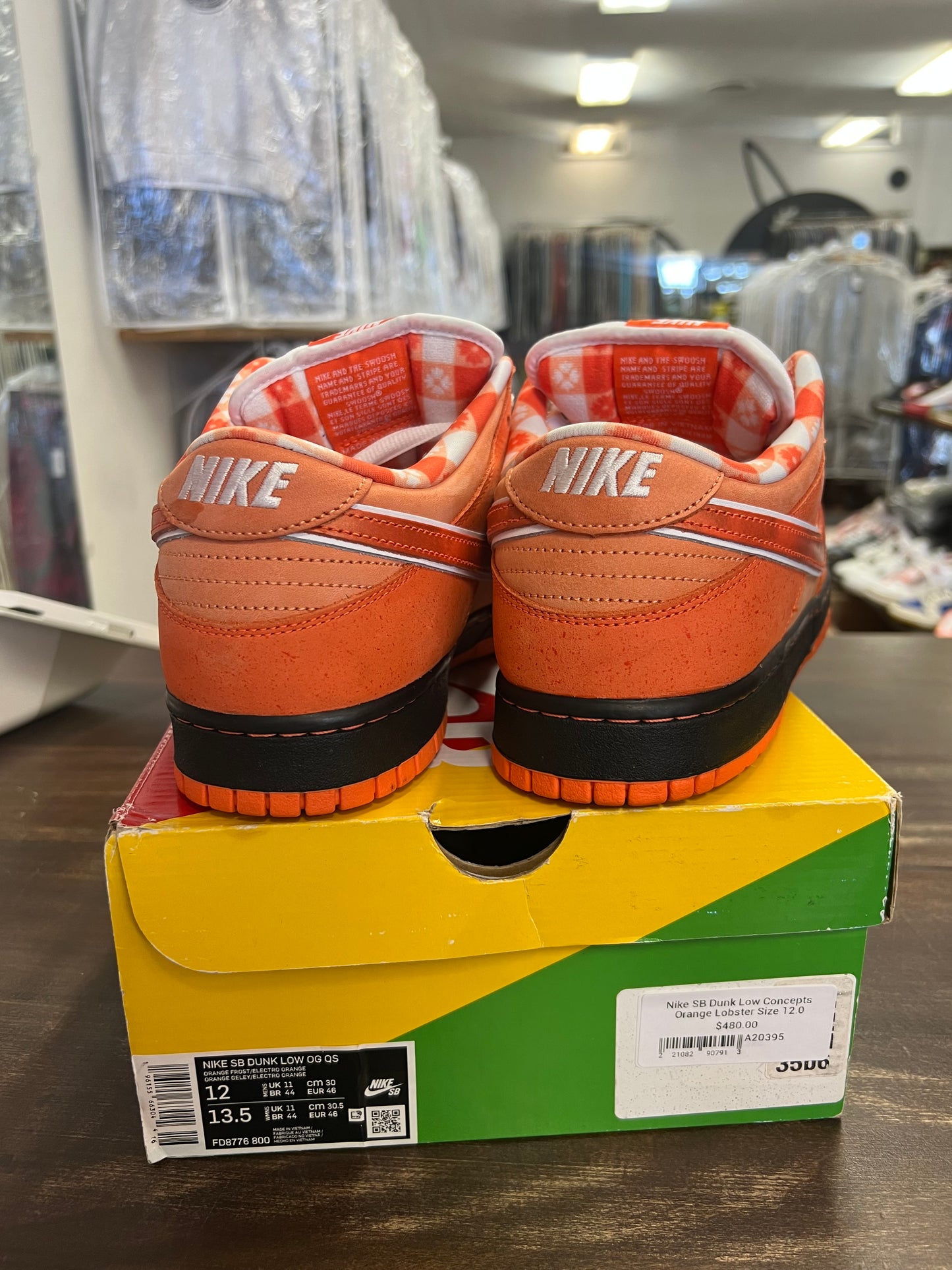Nike SB Dunk Low Concepts Orange Lobster