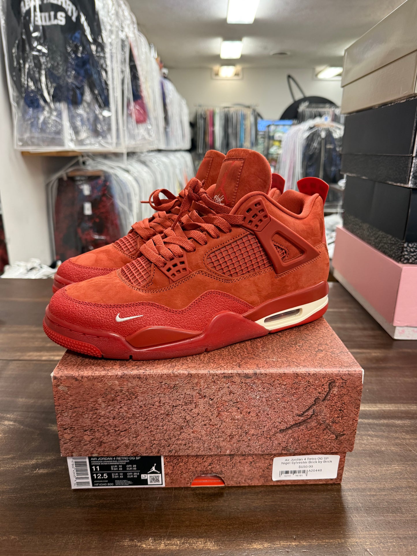 Air Jordan 4 Retro OG SP Nigel Sylvester Brick by Brick
