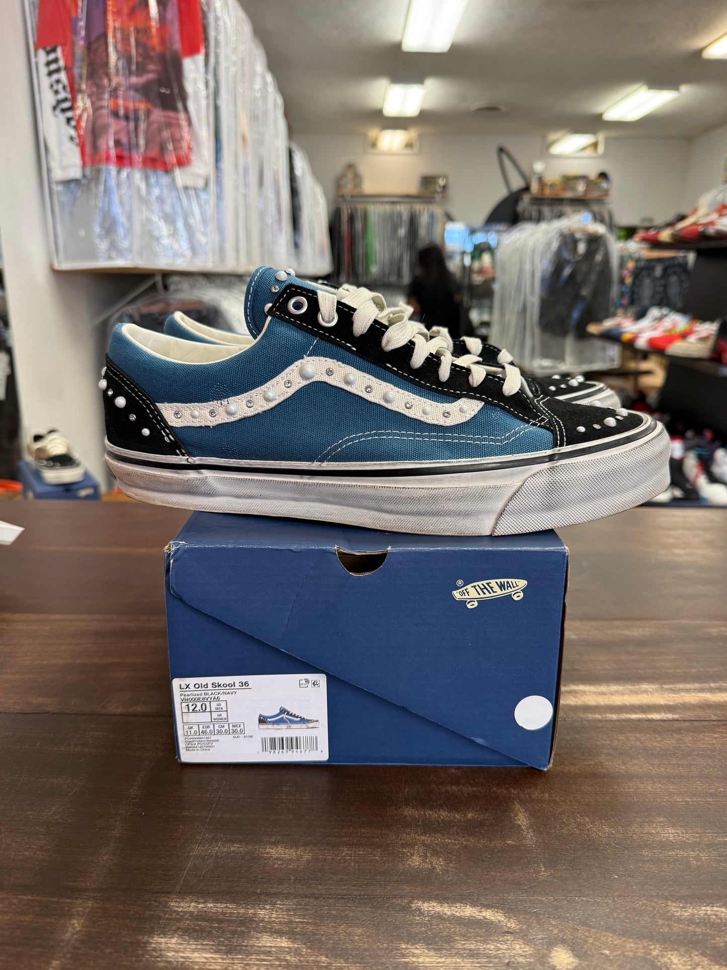 Vans LX Old Skool 36 Pearlized Pack Black Navy