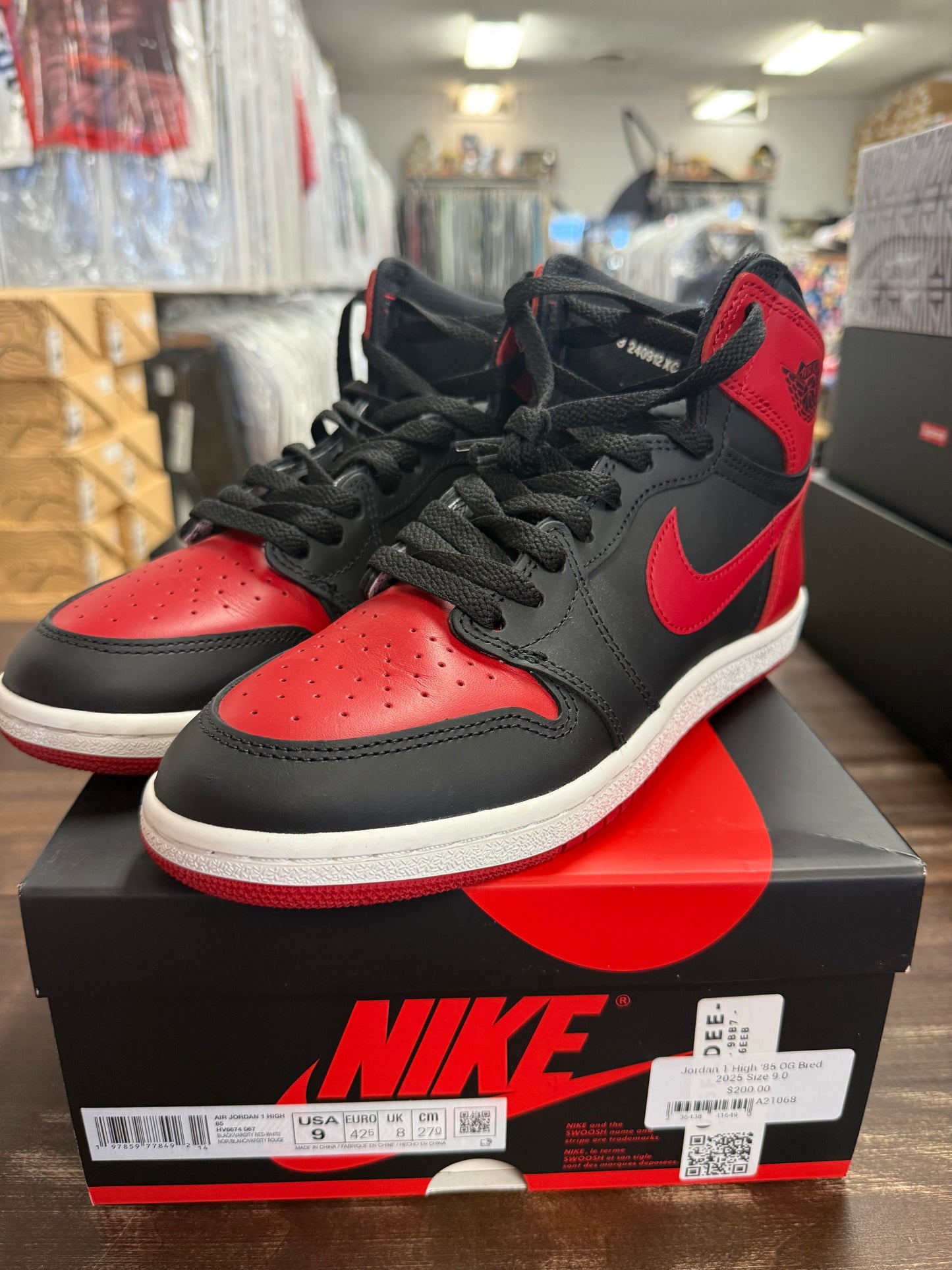 Jordan 1 High '85 OG Bred 2025