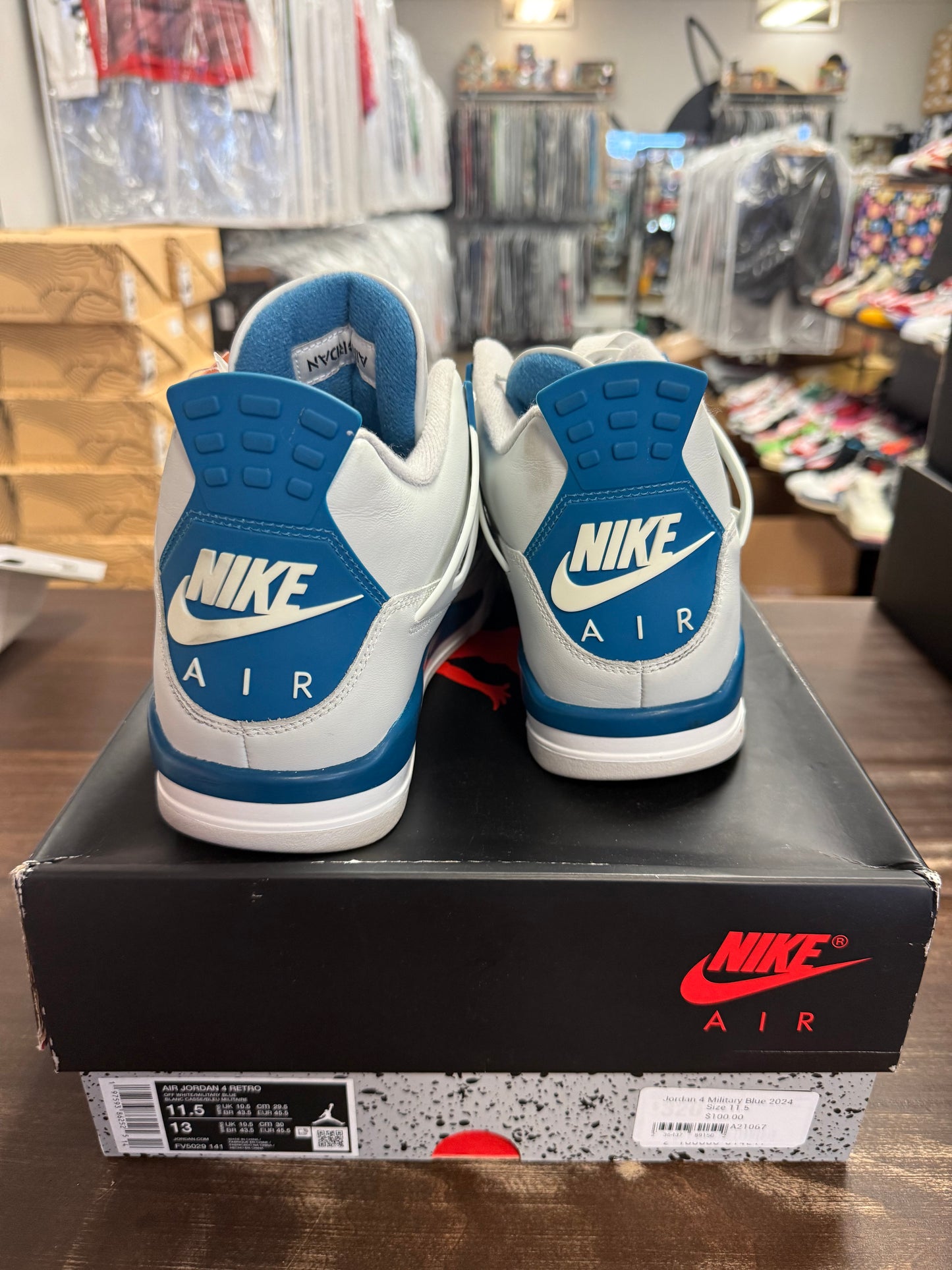 Jordan 4 Military Blue 2024