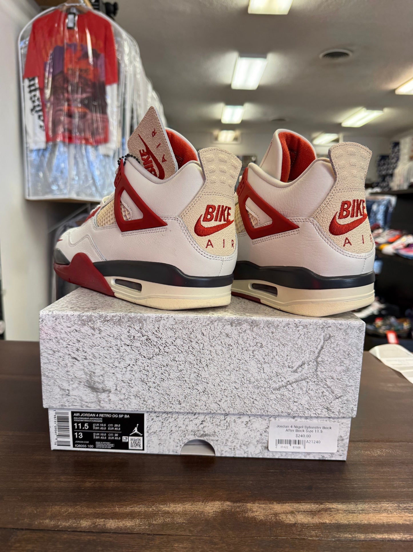 Jordan 4 Nigel Sylvester Brick After Brick