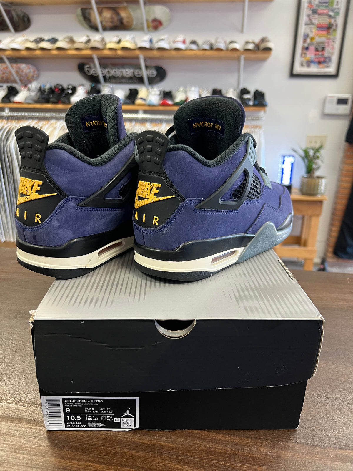 Jordan 4 Retro Lakers