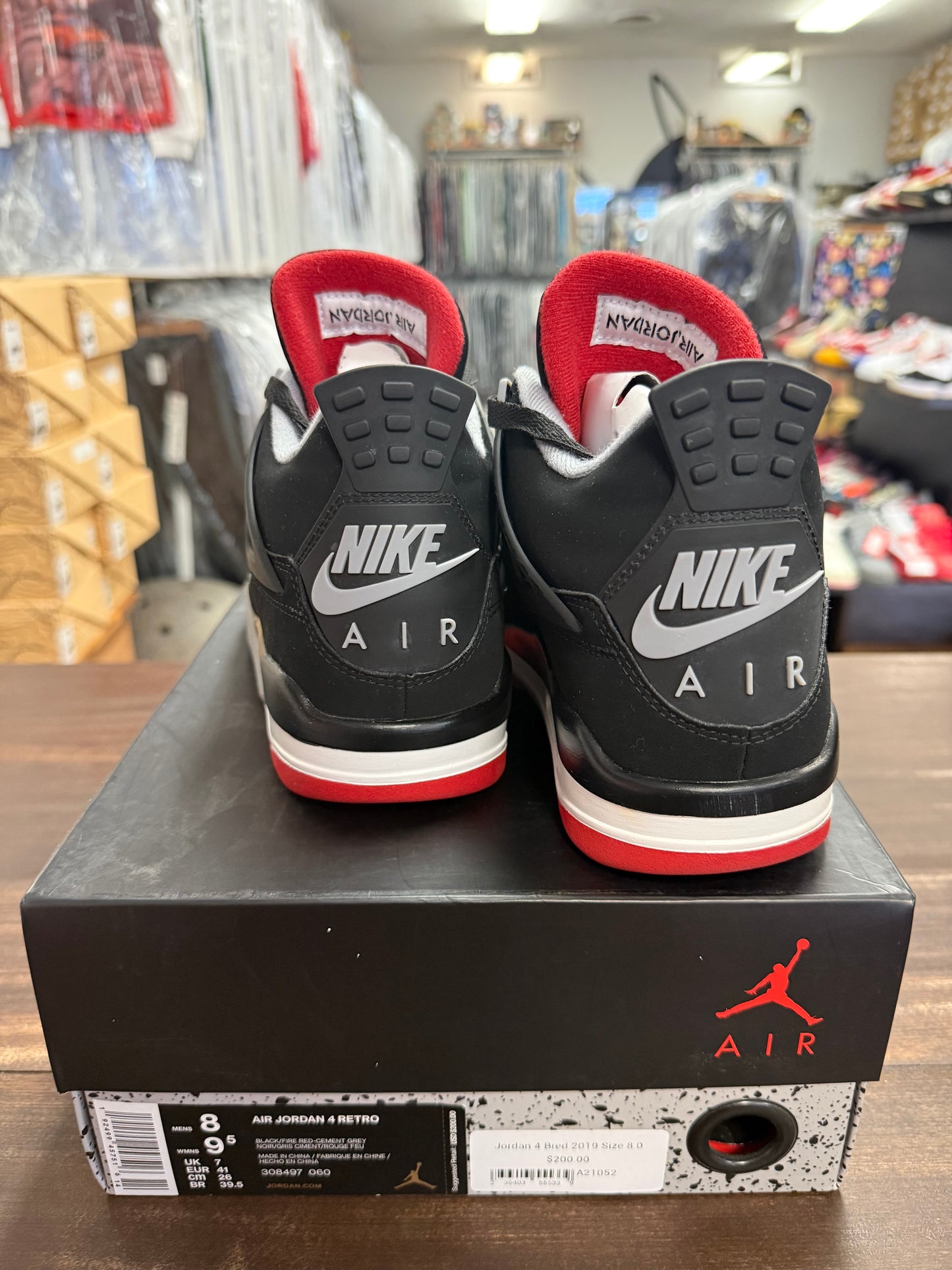 Jordan 4 Bred 2019