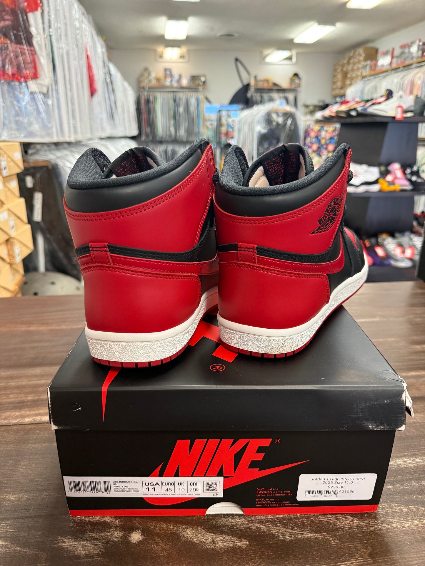 Jordan 1 High '85 OG Bred 2025