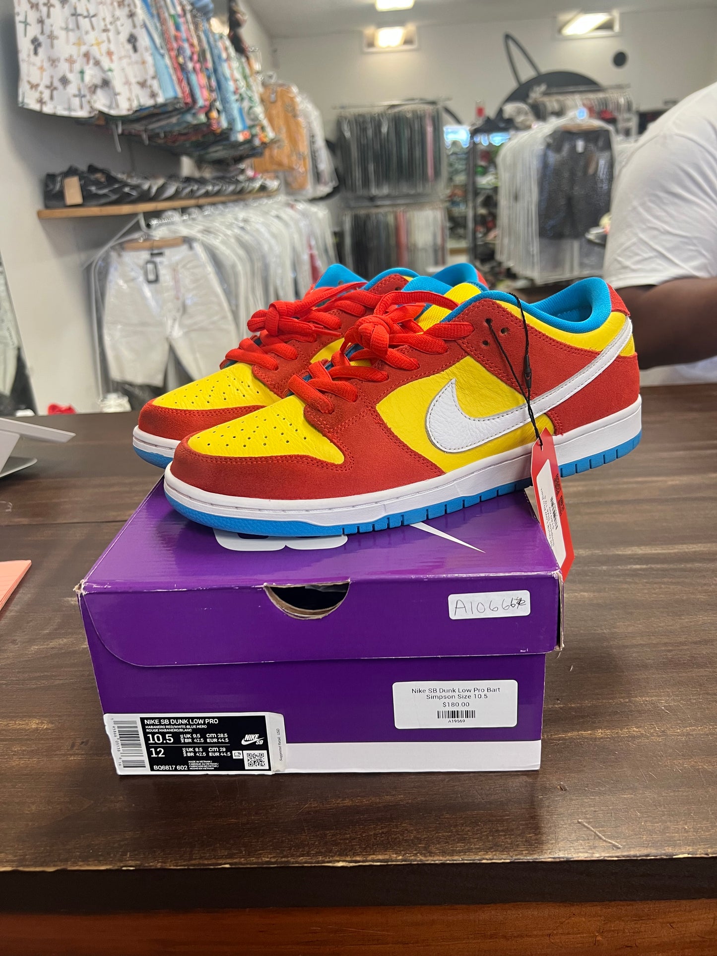 Nike SB Dunk Low Pro Bart Simpson