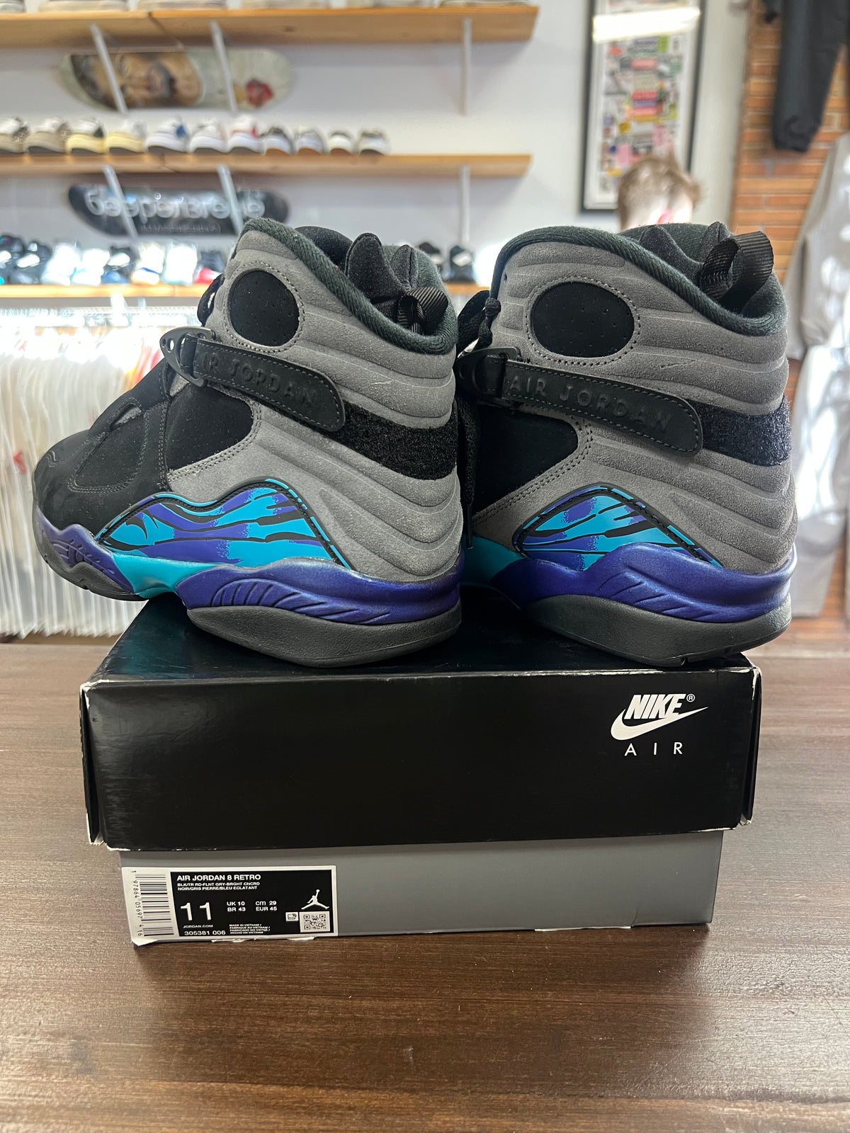 Jordan 8 Aqua 2025