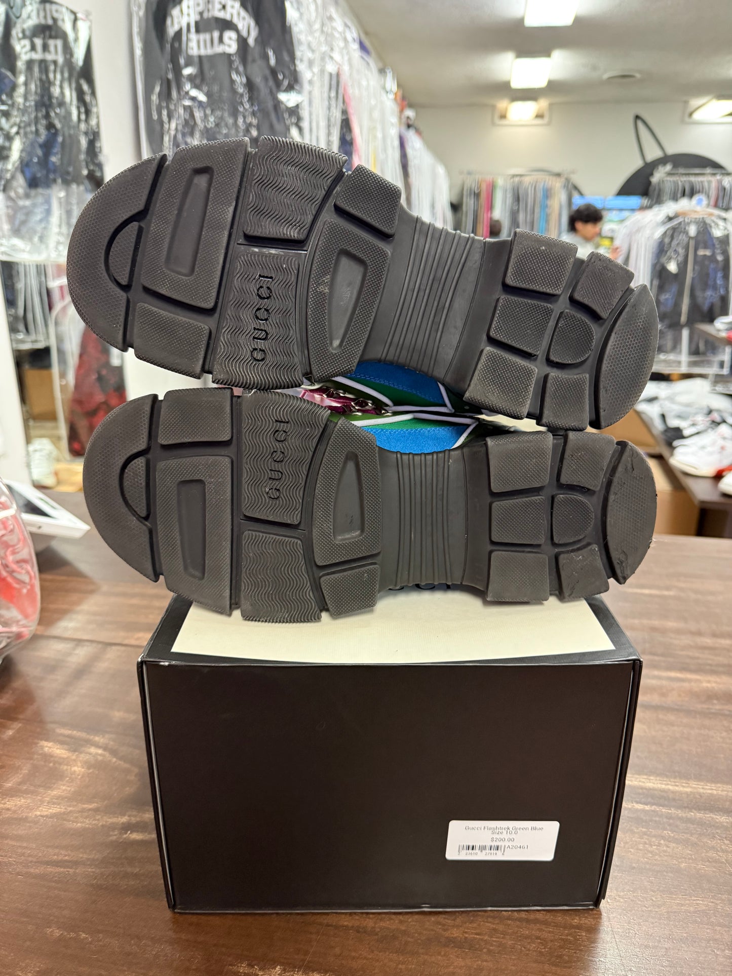 Gucci Flashtrek Green Blue