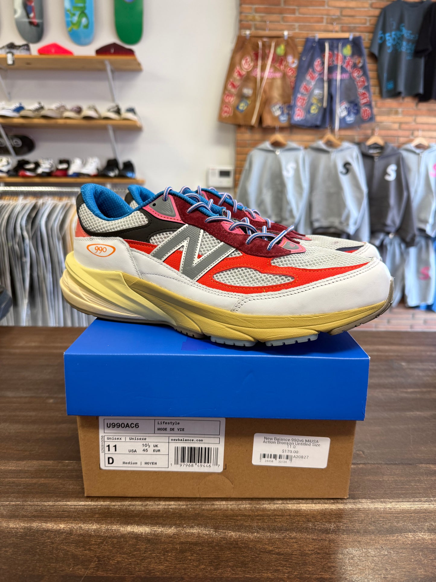 New Balance 990v6 MiUSA Action Bronson Untitled