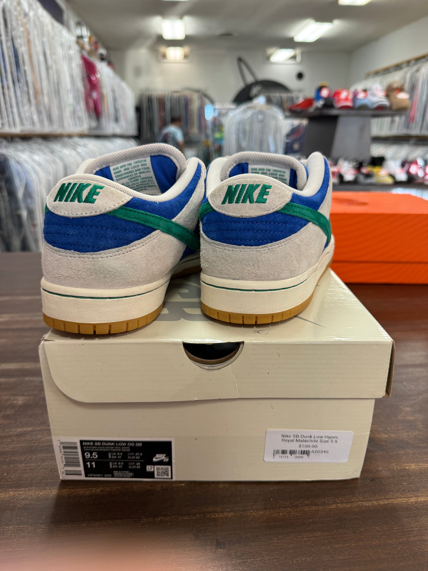 Nike SB Dunk Low Hyper Royal Malachite