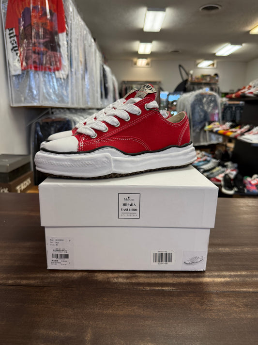 Maison Mihara Yasuhiro Peterson OG Canvas Low Red