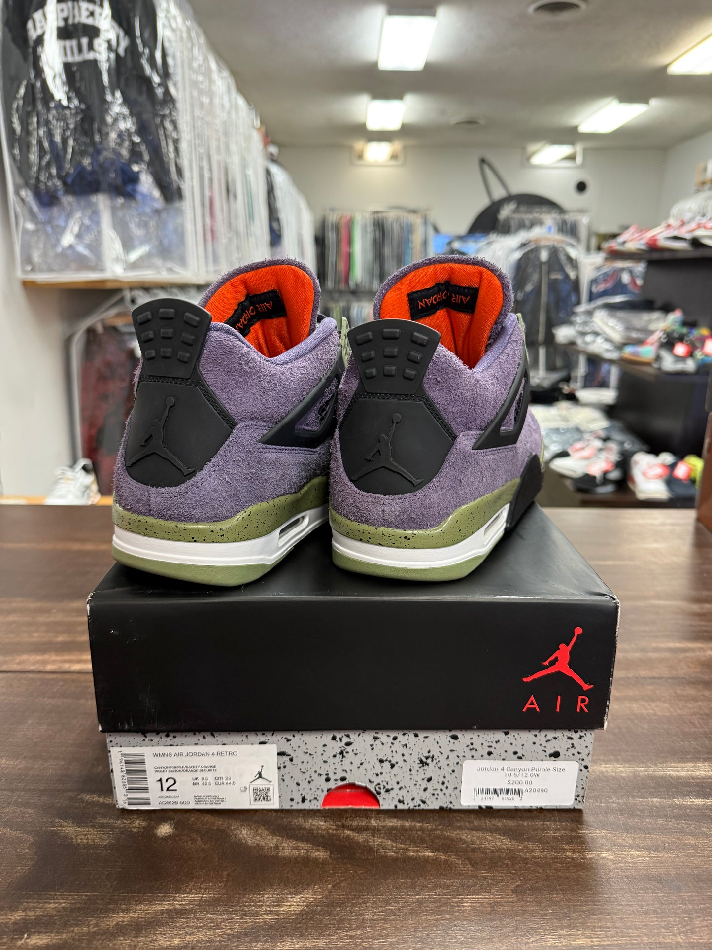 Jordan 4 Canyon Purple