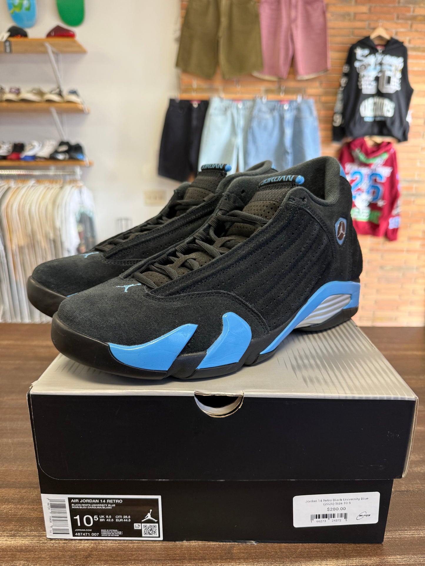 Jordan 14 Retro Black University Blue (2026)