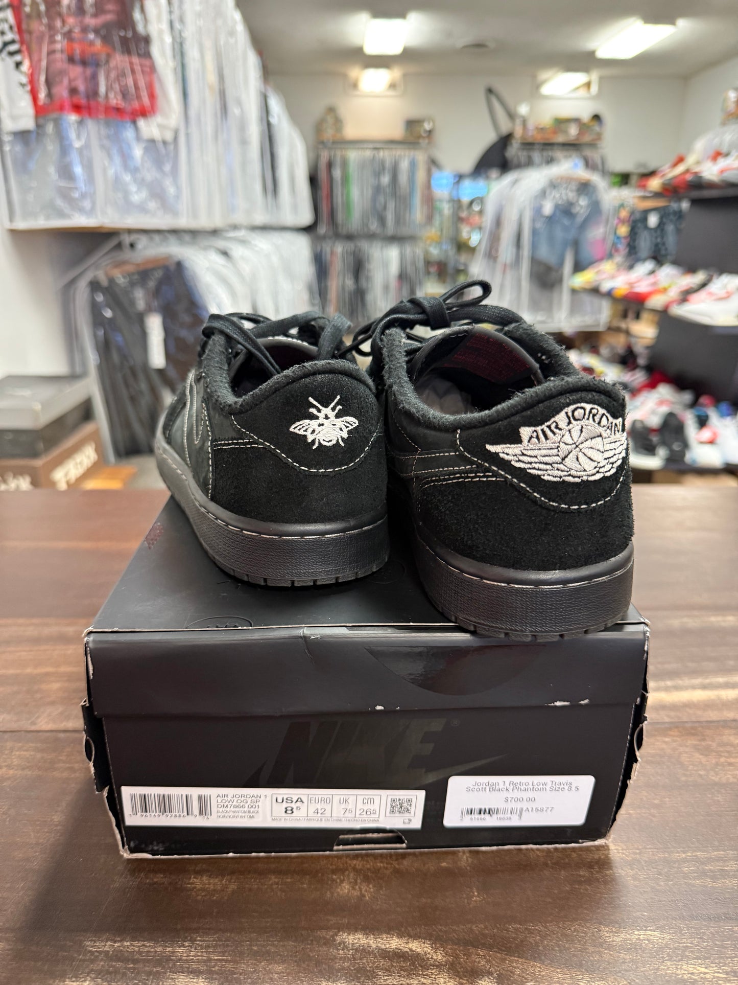 Jordan 1 Low Travis Scott Black Phantom