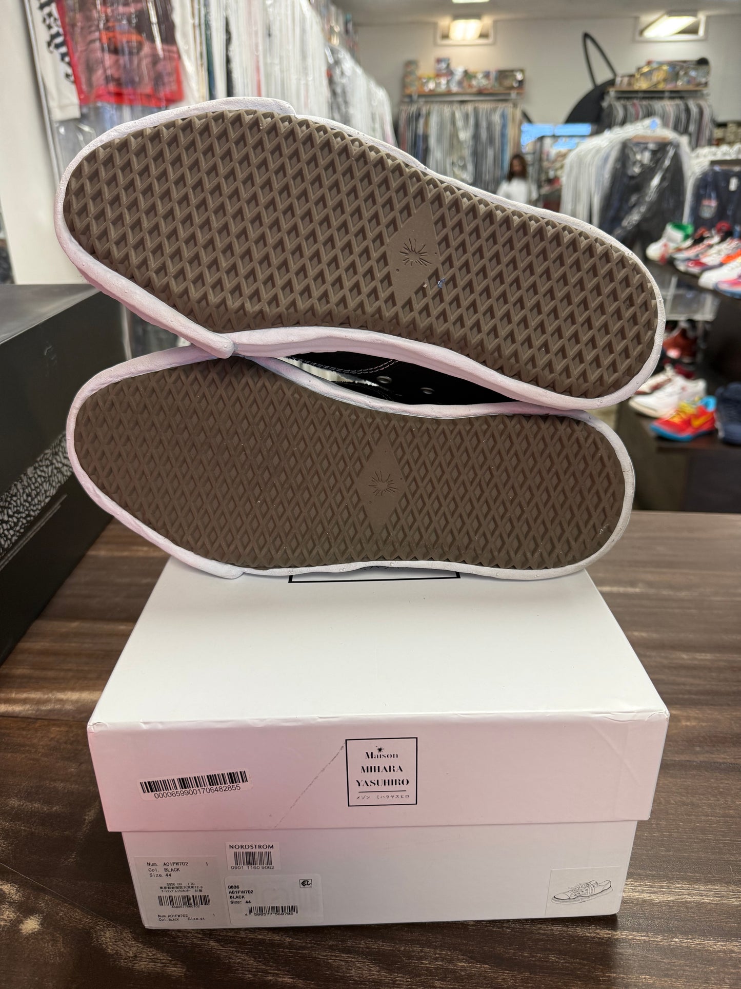 Maison Mihara Yasuhiro Peterson OG Sole Canvas Low Black