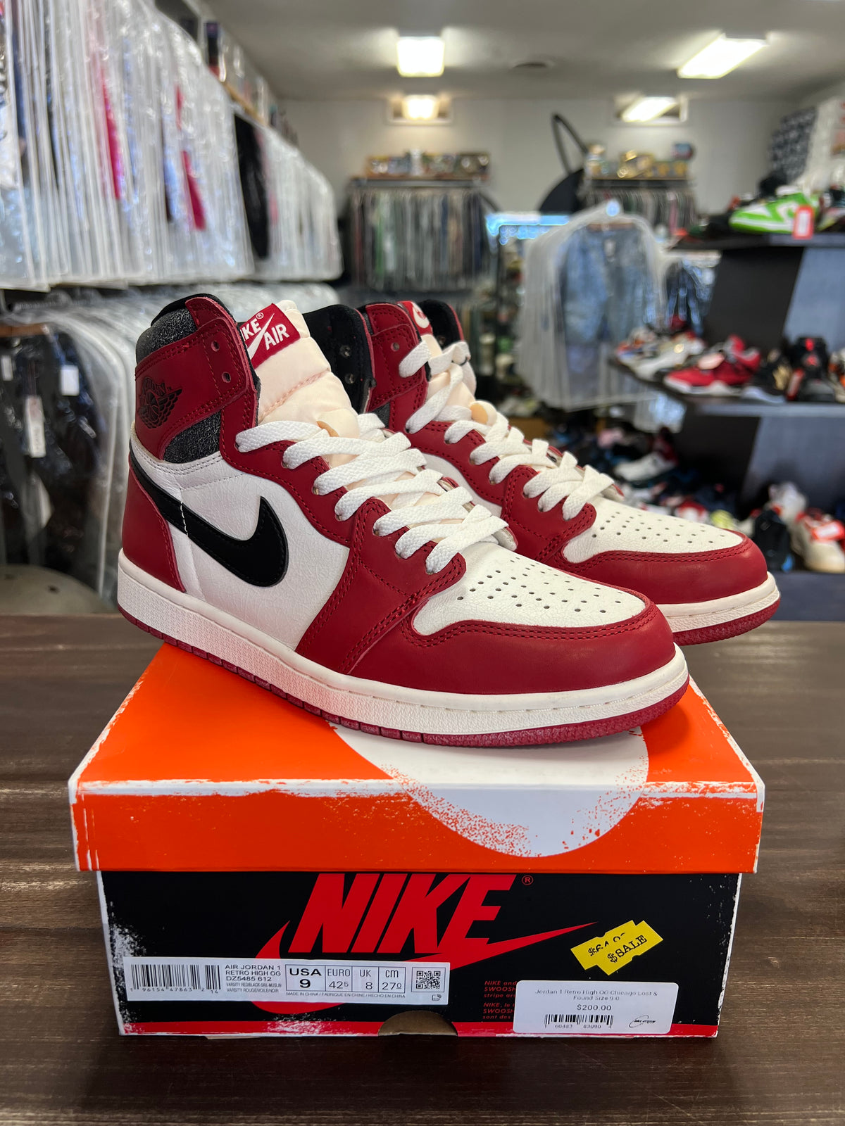 Jordan 1 Retro High OG Chicago Lost and Found