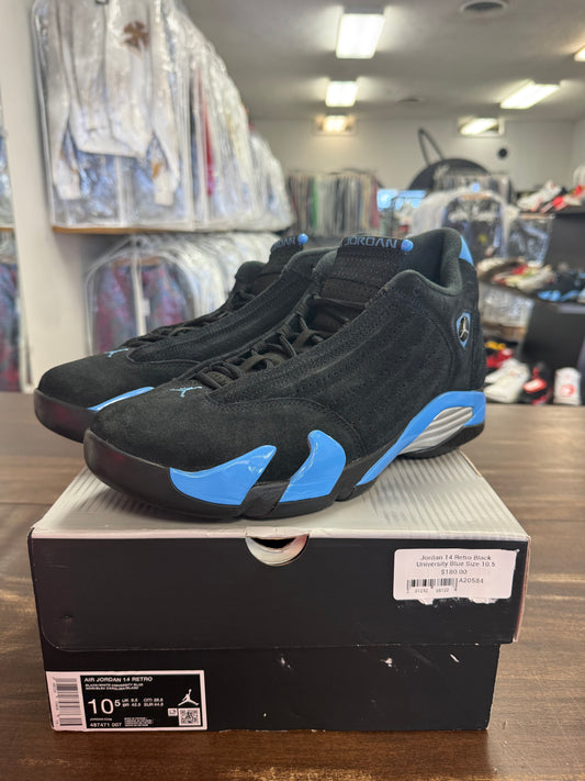 Jordan 14 Retro Black University Blue