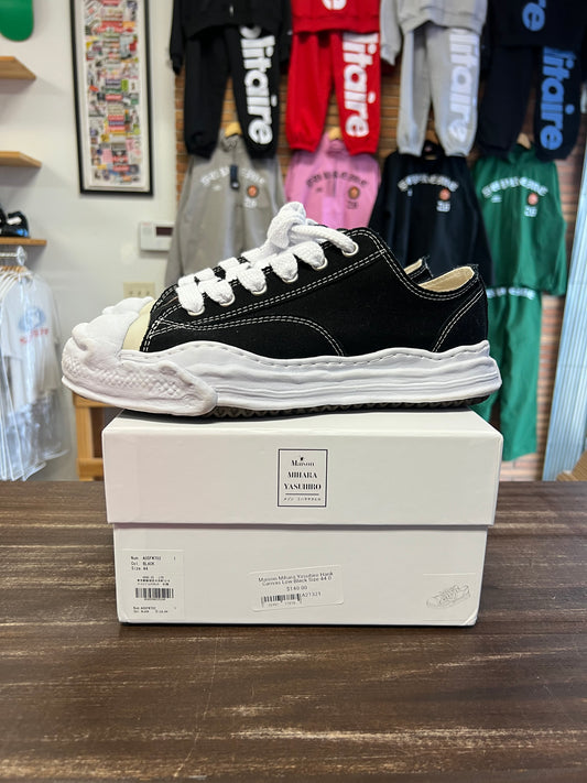 Maison Mihara Yasuhiro Hank Canvas Low Black
