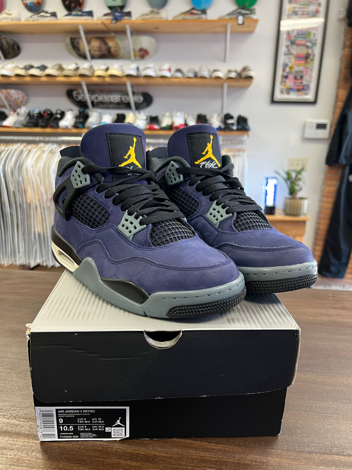 Jordan 4 Retro Lakers