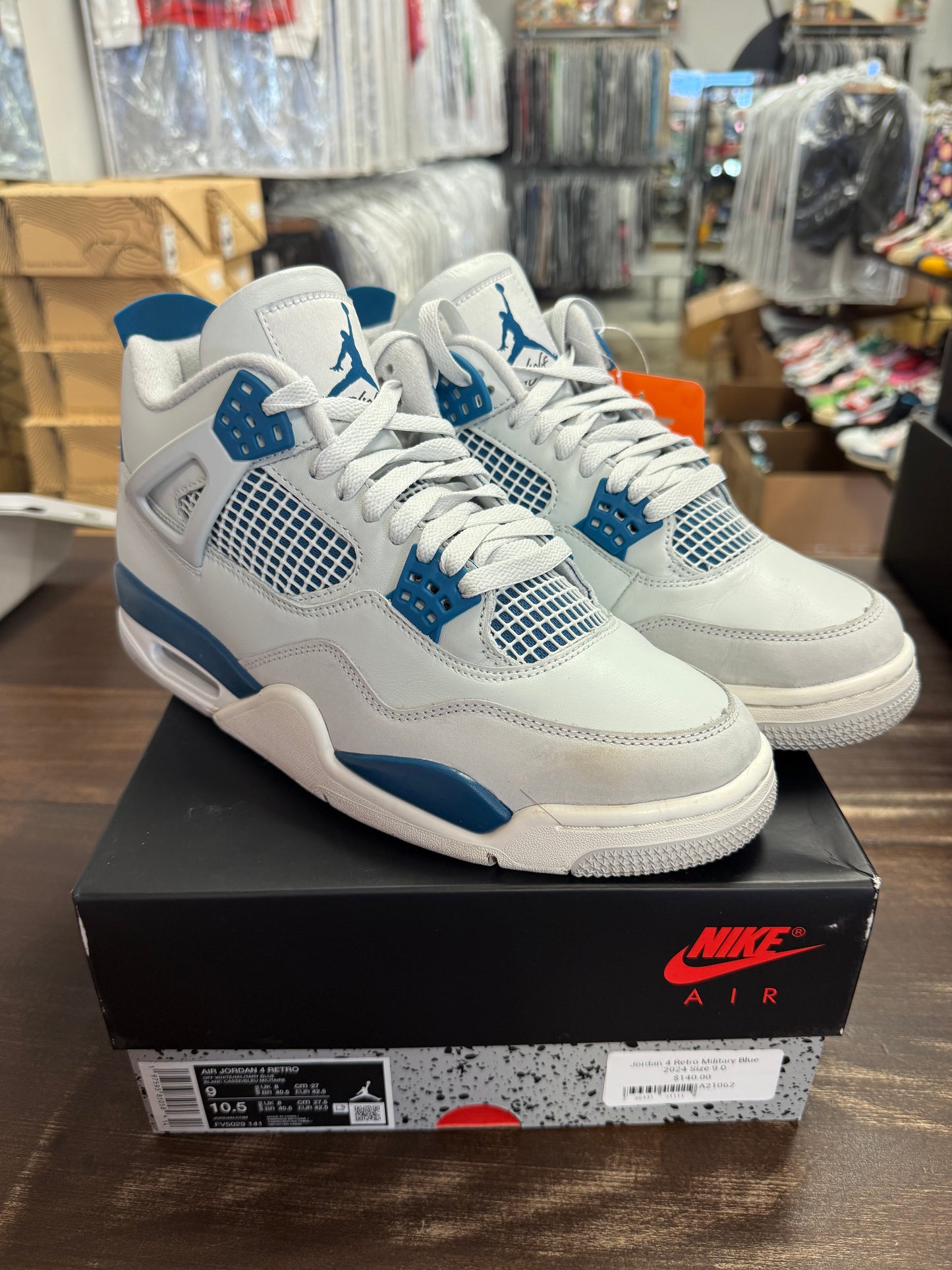 Jordan 4 Retro Military Blue 2024