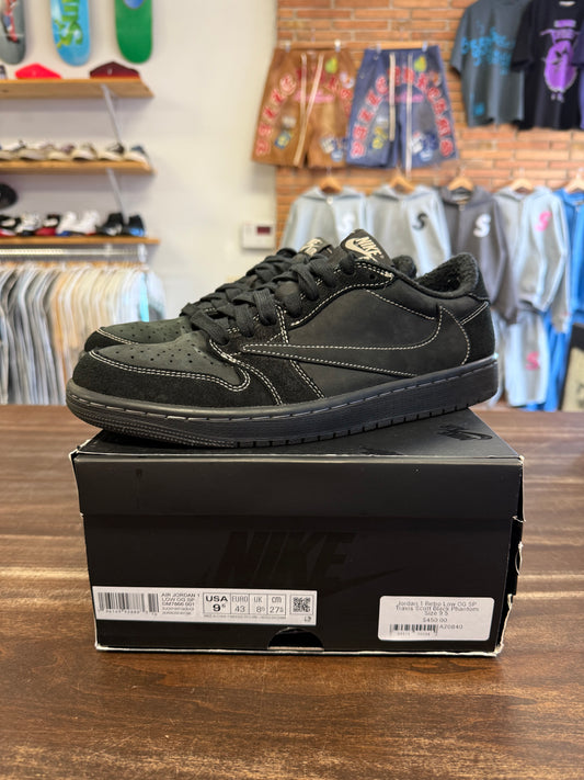 Jordan 1 Low Travis Scott Black Phantom