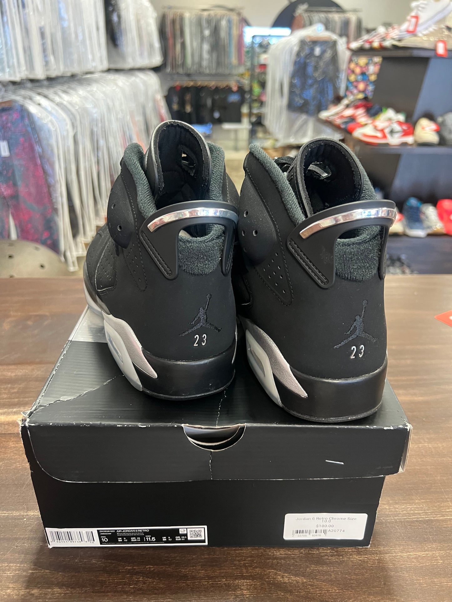 Jordan 6 Retro Chrome