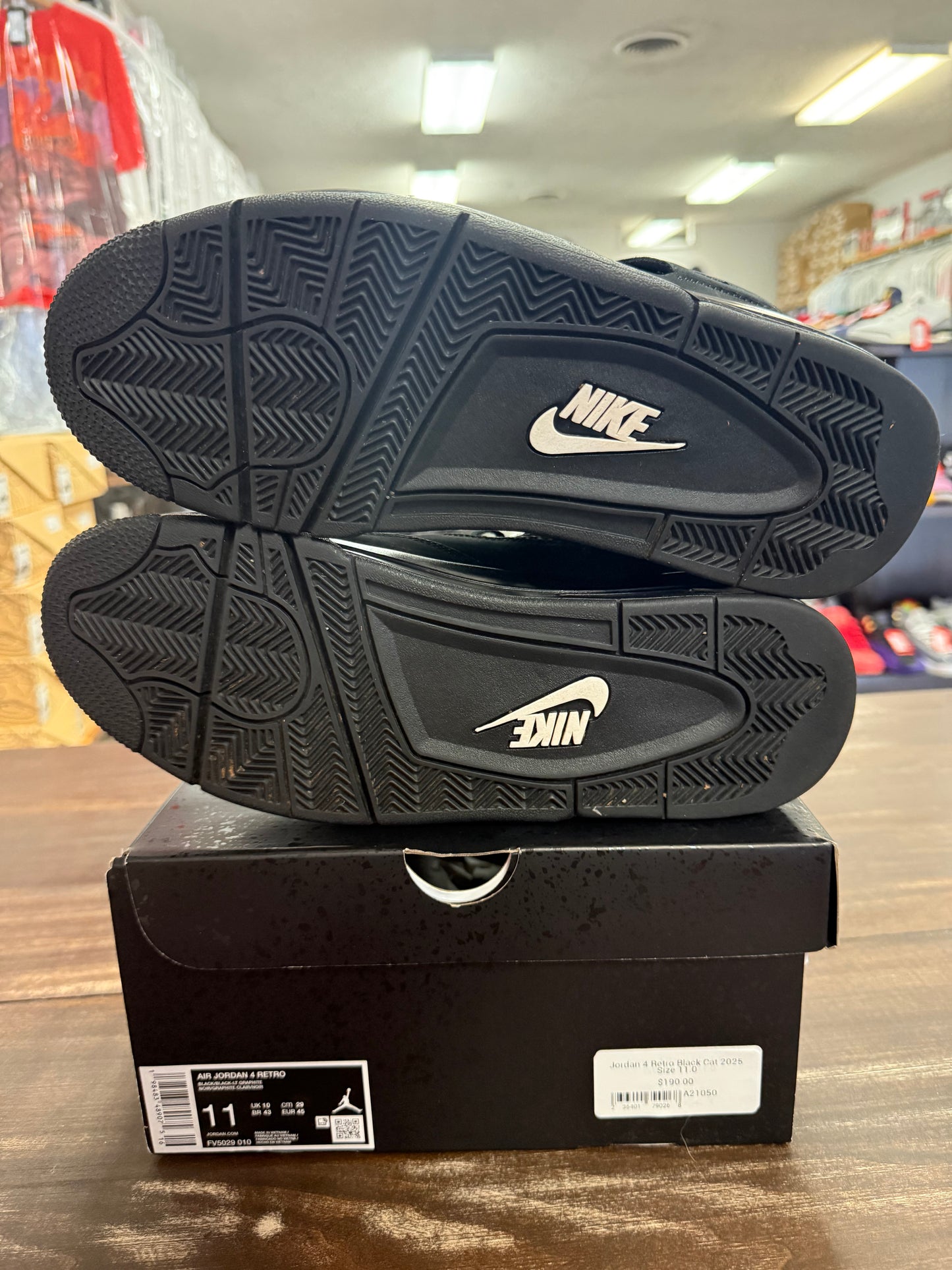 Jordan 4 Retro Black Cat 2025