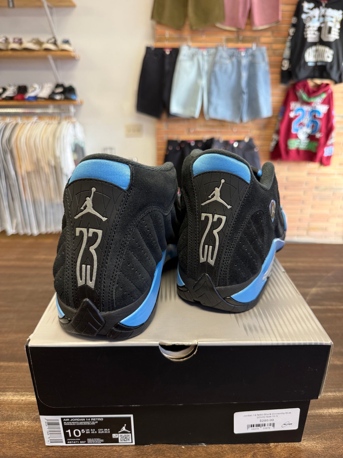 Jordan 14 Retro Black University Blue (2026)