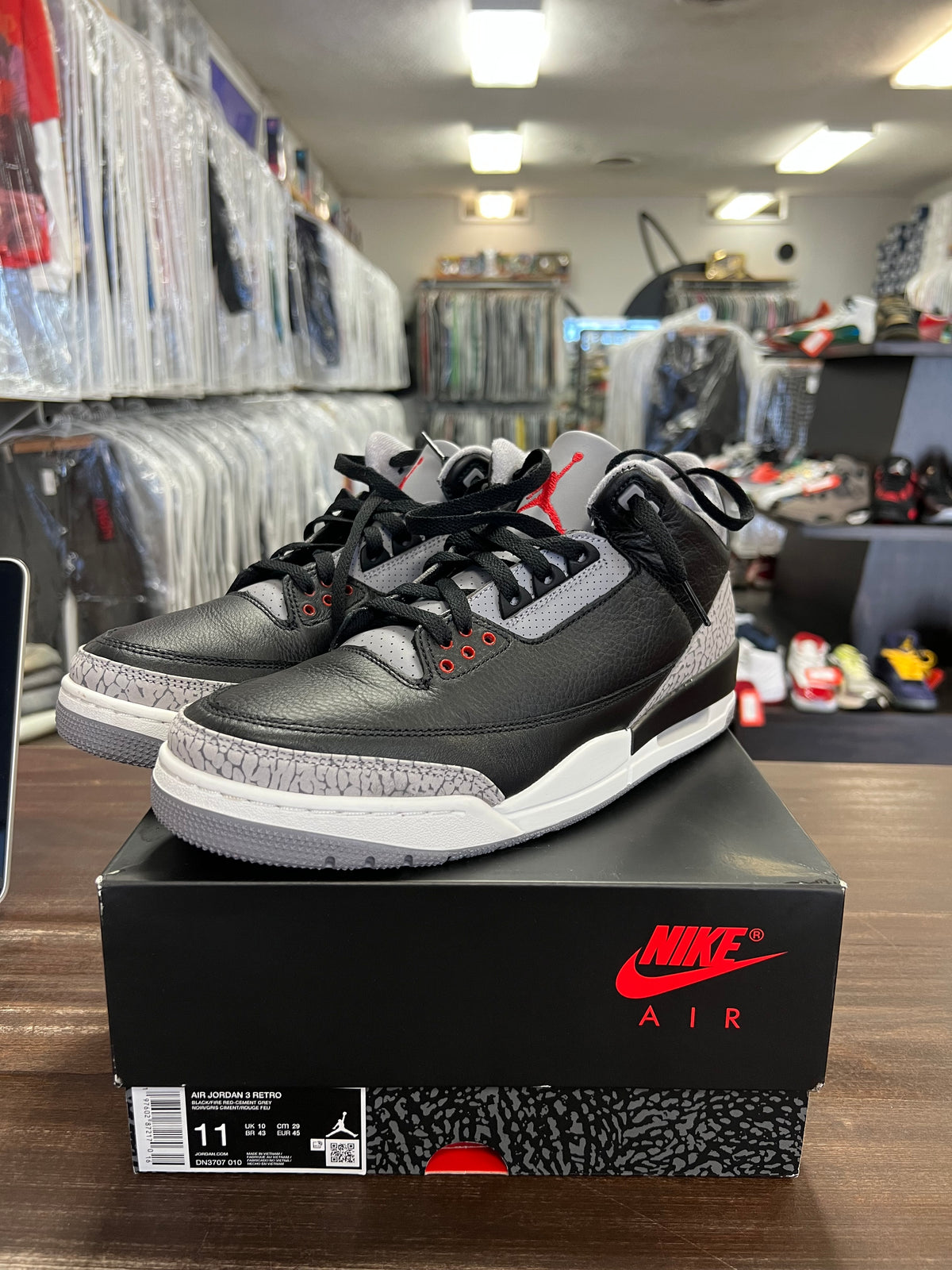Jordan 3 Retro OG Black Cement (2024)