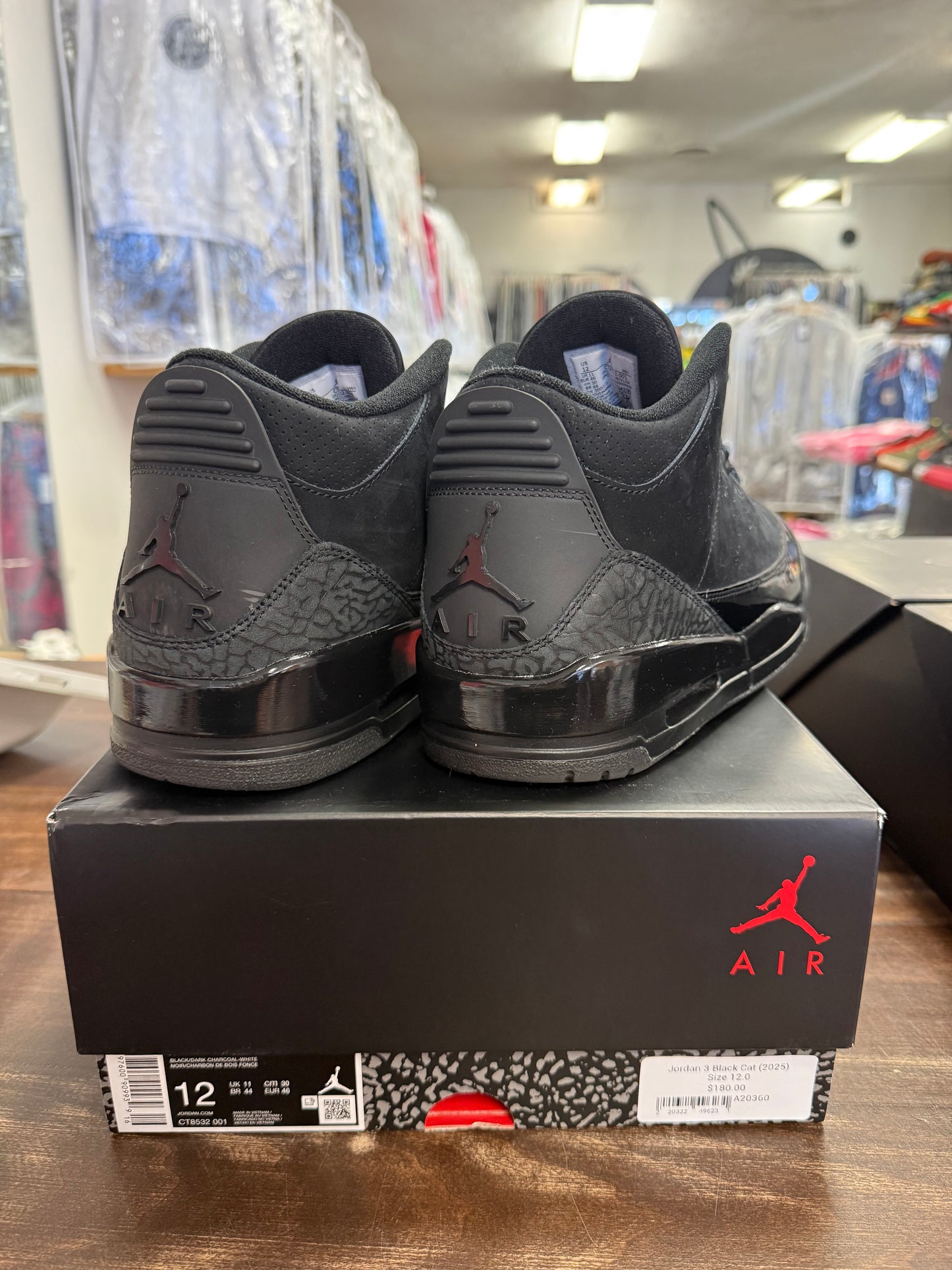 Jordan 3 Black Cat (2025)
