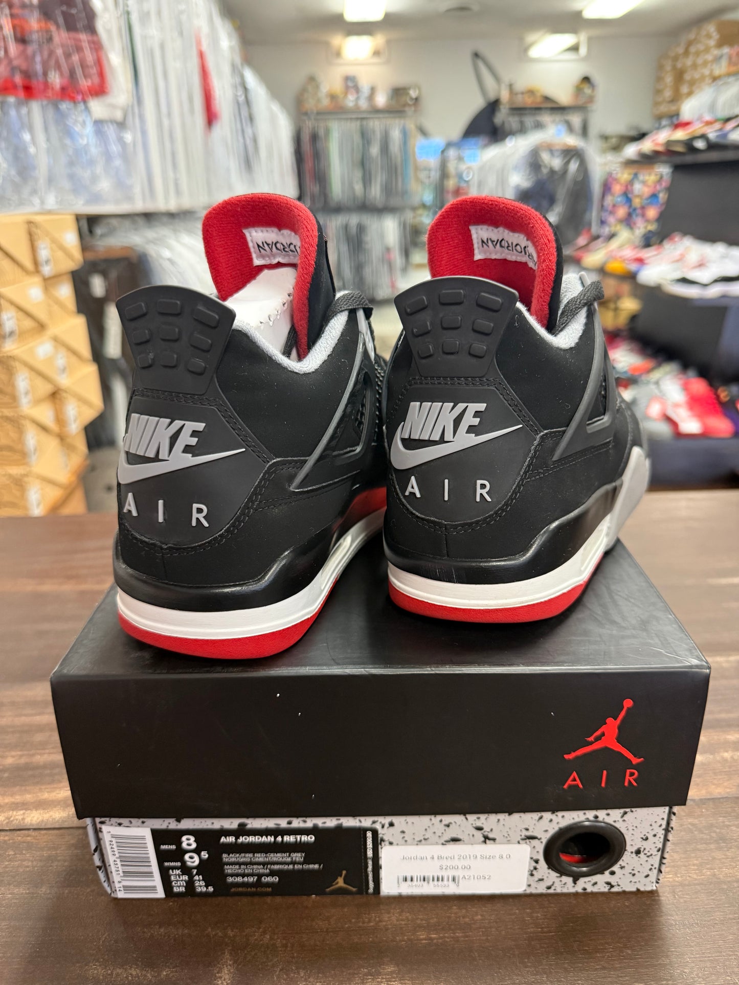 Jordan 4 Bred 2019