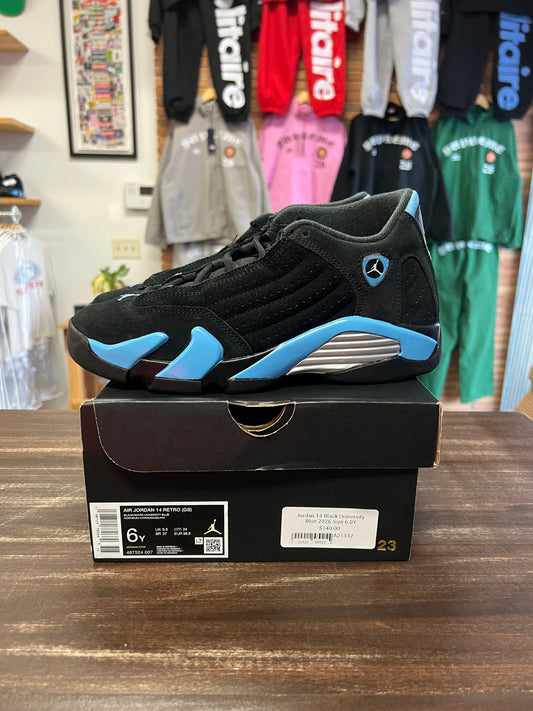Jordan 14 Black University Blue 2026