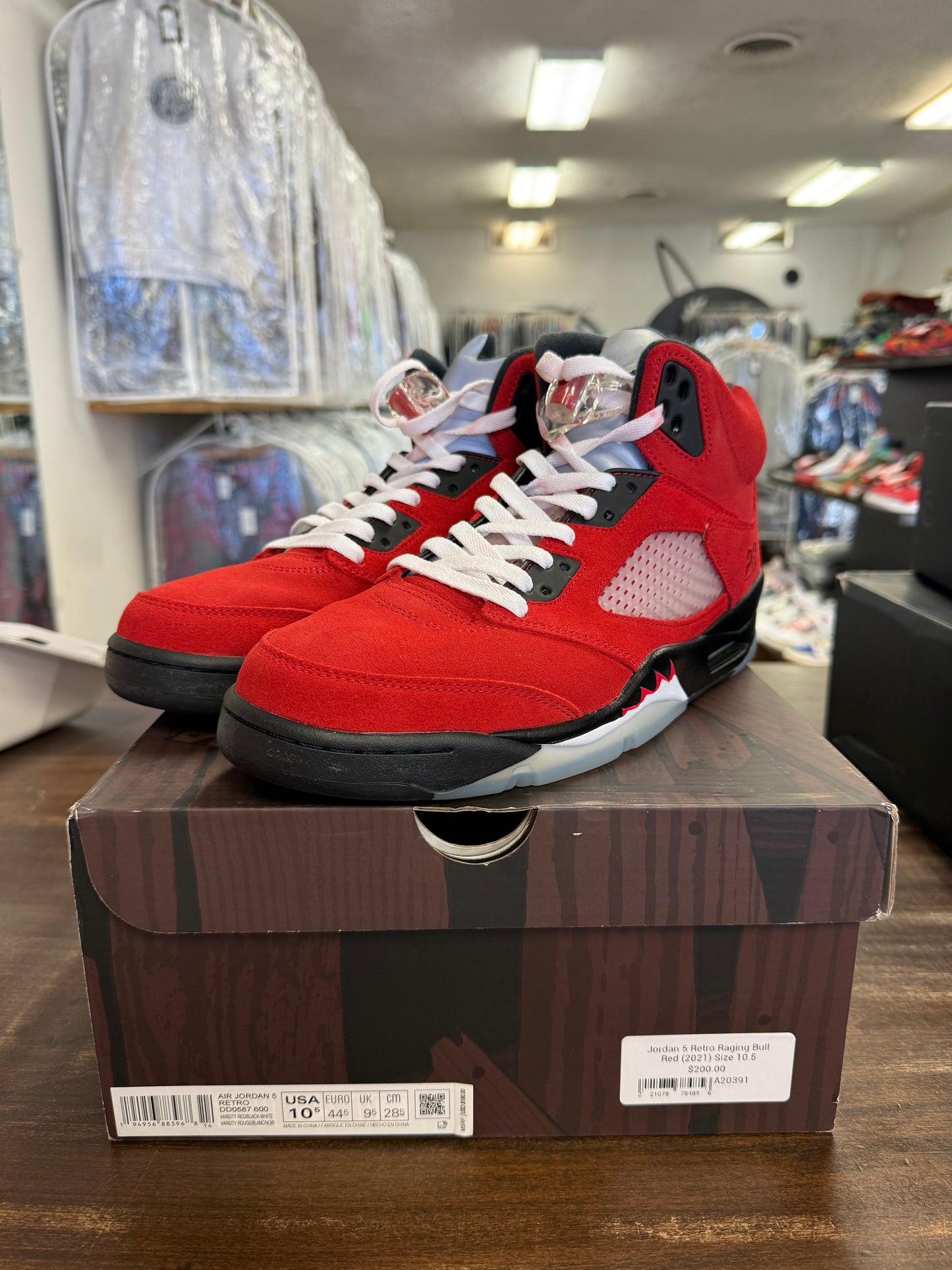 Jordan 5 Retro Raging Bull Red (2021)