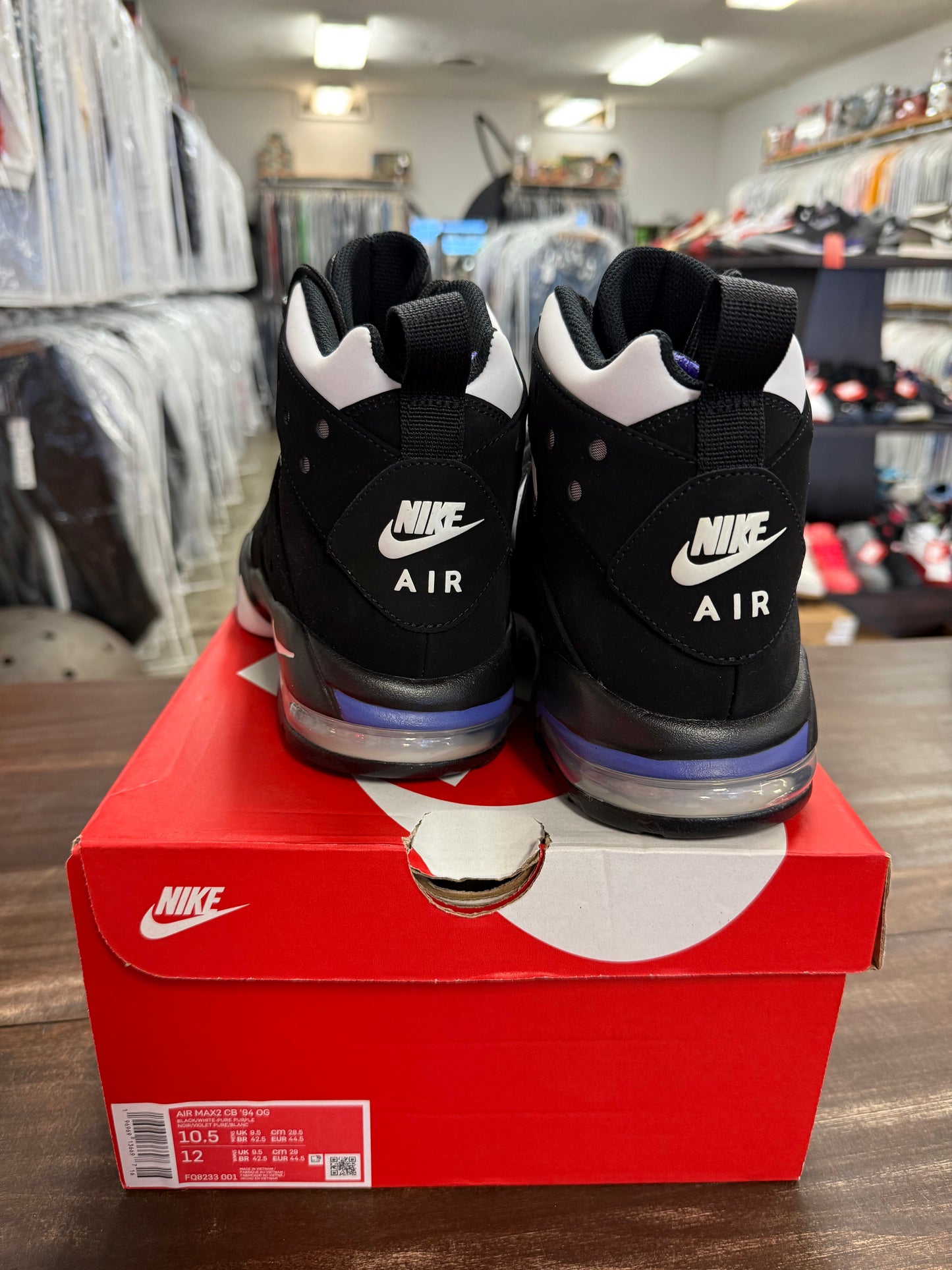 Nike Air Max 2 CB '94 Black White Purple