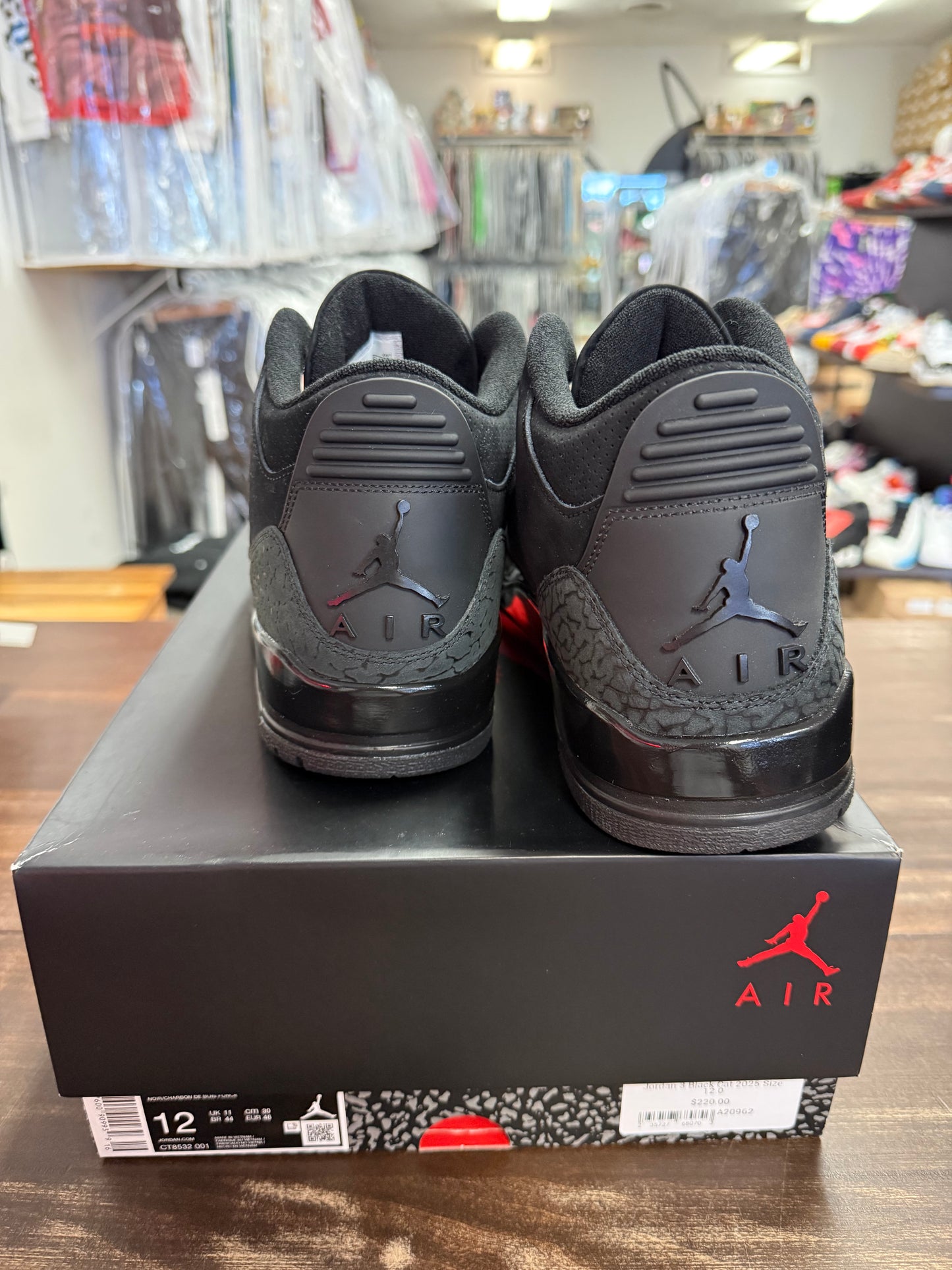 Jordan 3 Black Cat 2025