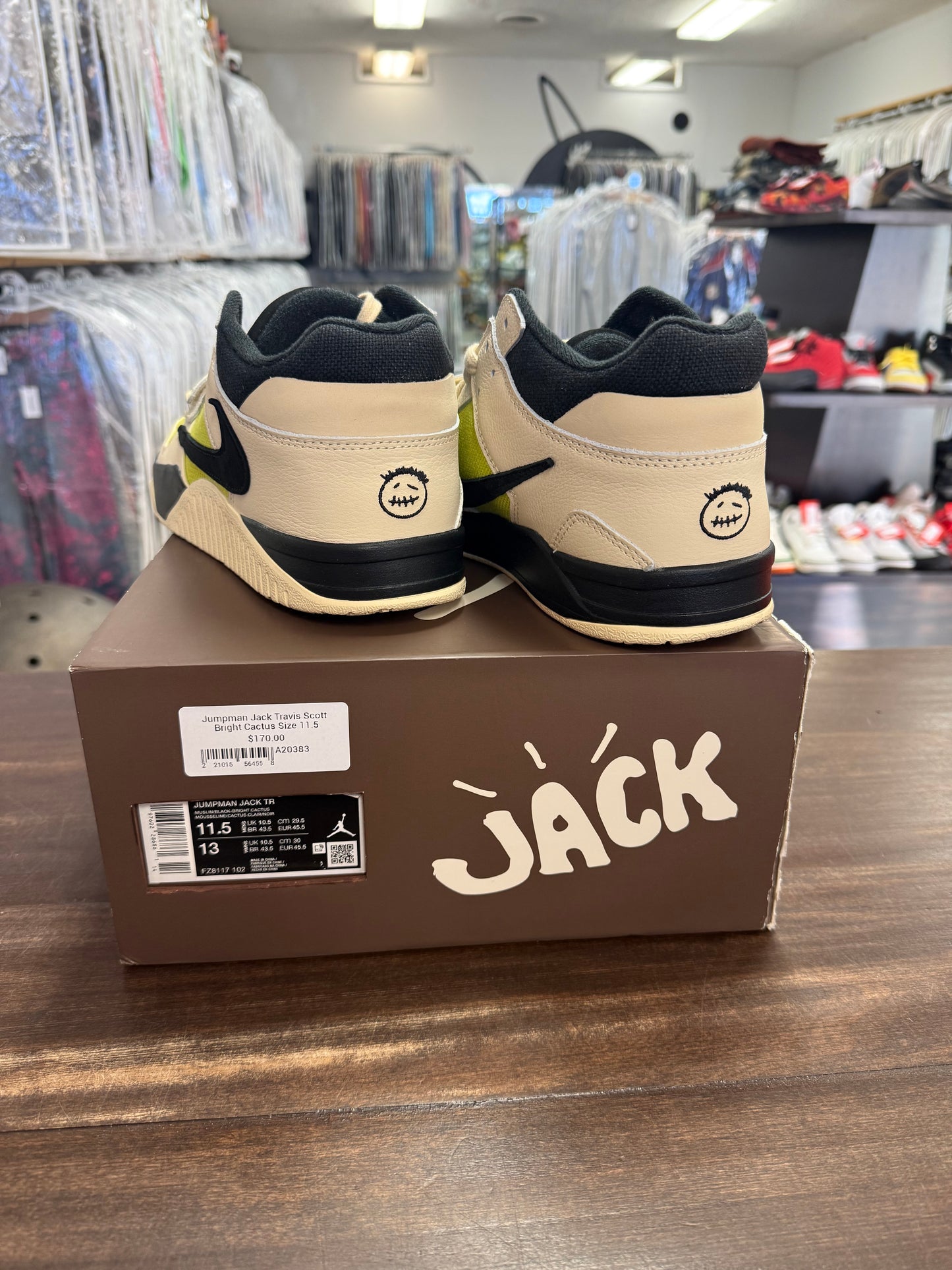 Jumpman Jack Travis Scott Bright Cactus