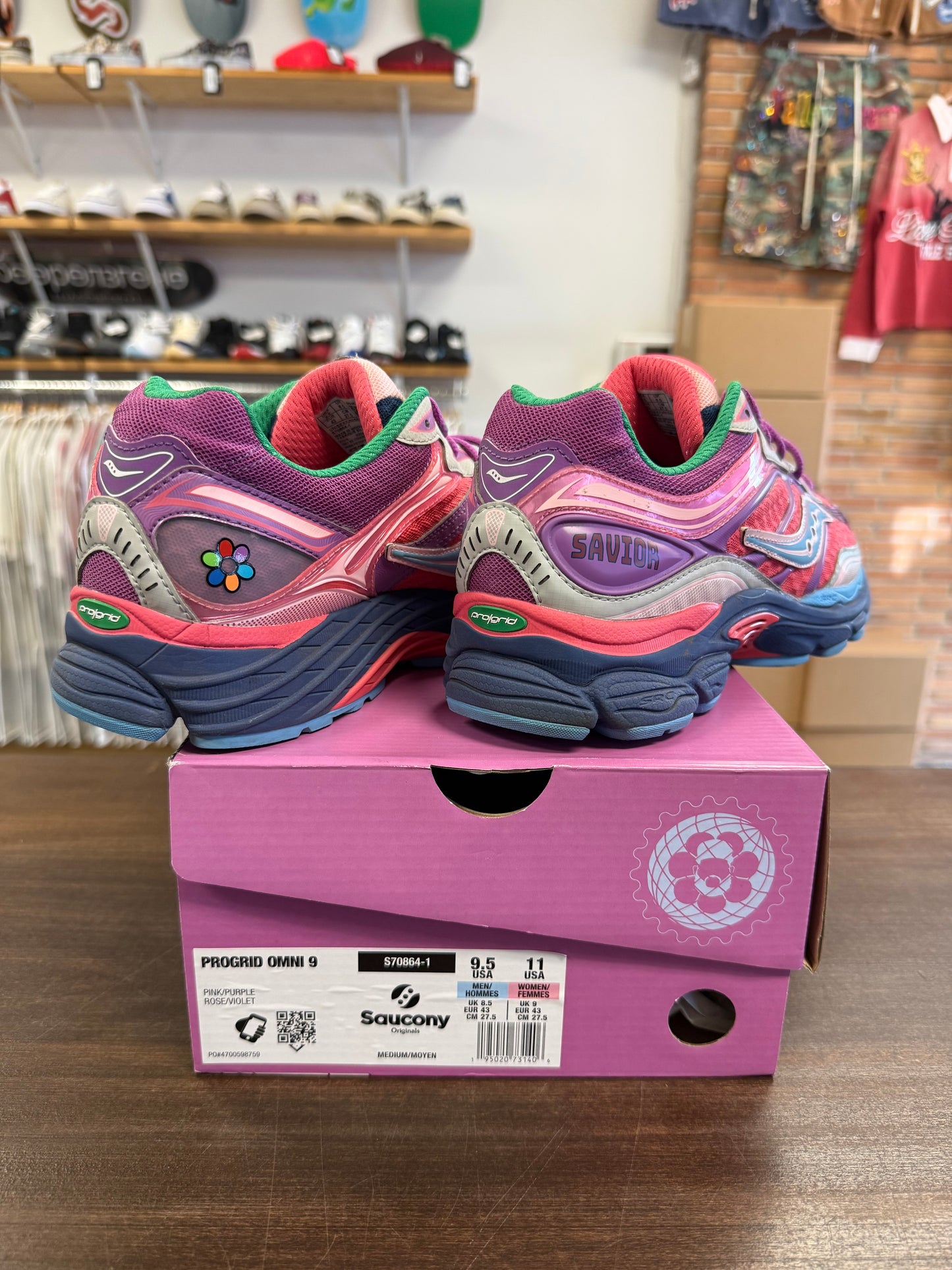 Saucony ProGrid Omni 9 Jae Tips To Do List Pink