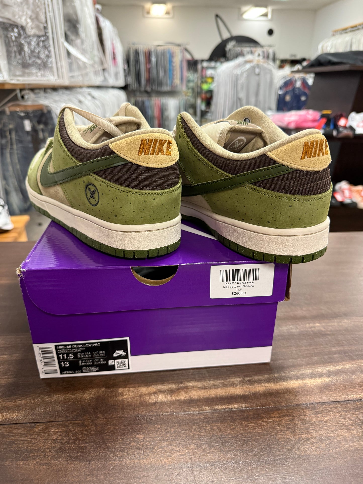 Nike SB Dunk Low Yuto Matcha