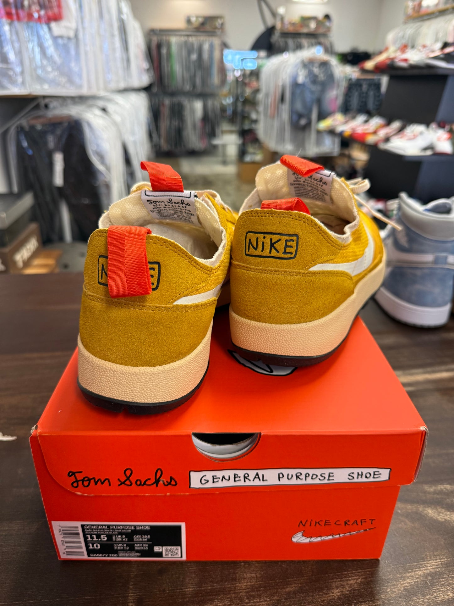 Nike Tom Sachs Dark Sulfur