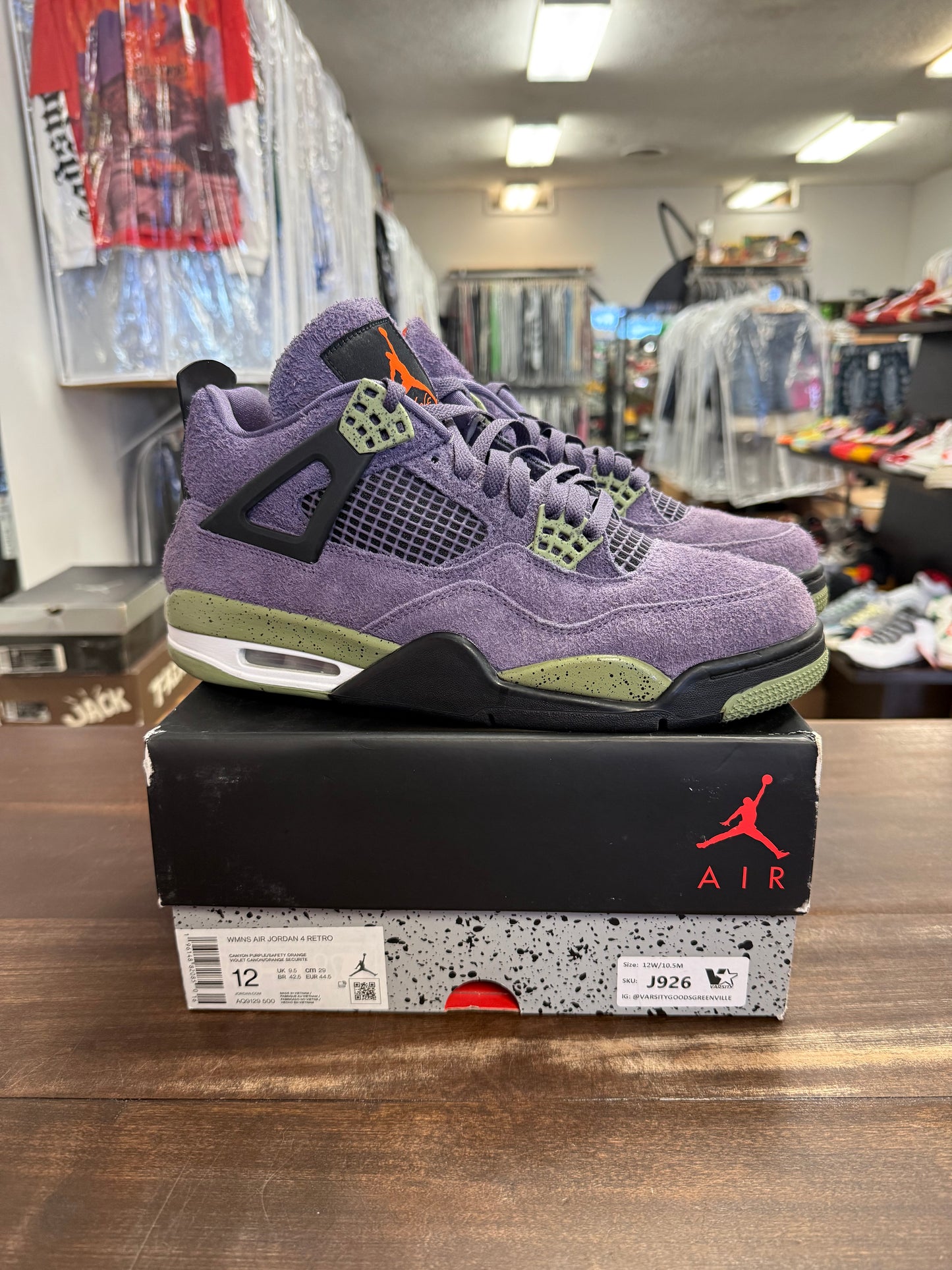 Jordan 4 Retro Canyon Purple (Women's)