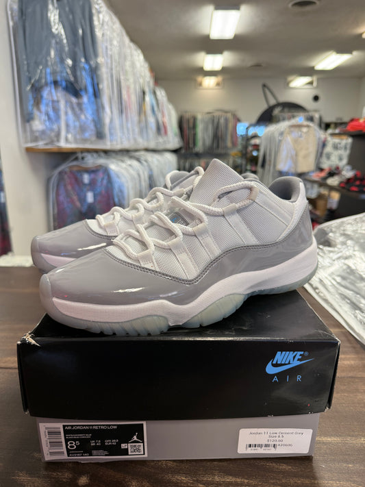 Jordan 11 Low Cement Grey