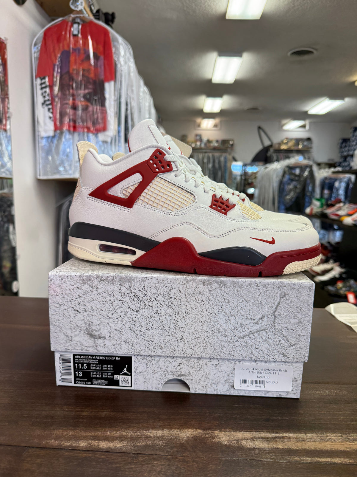 Jordan 4 Nigel Sylvester Brick After Brick
