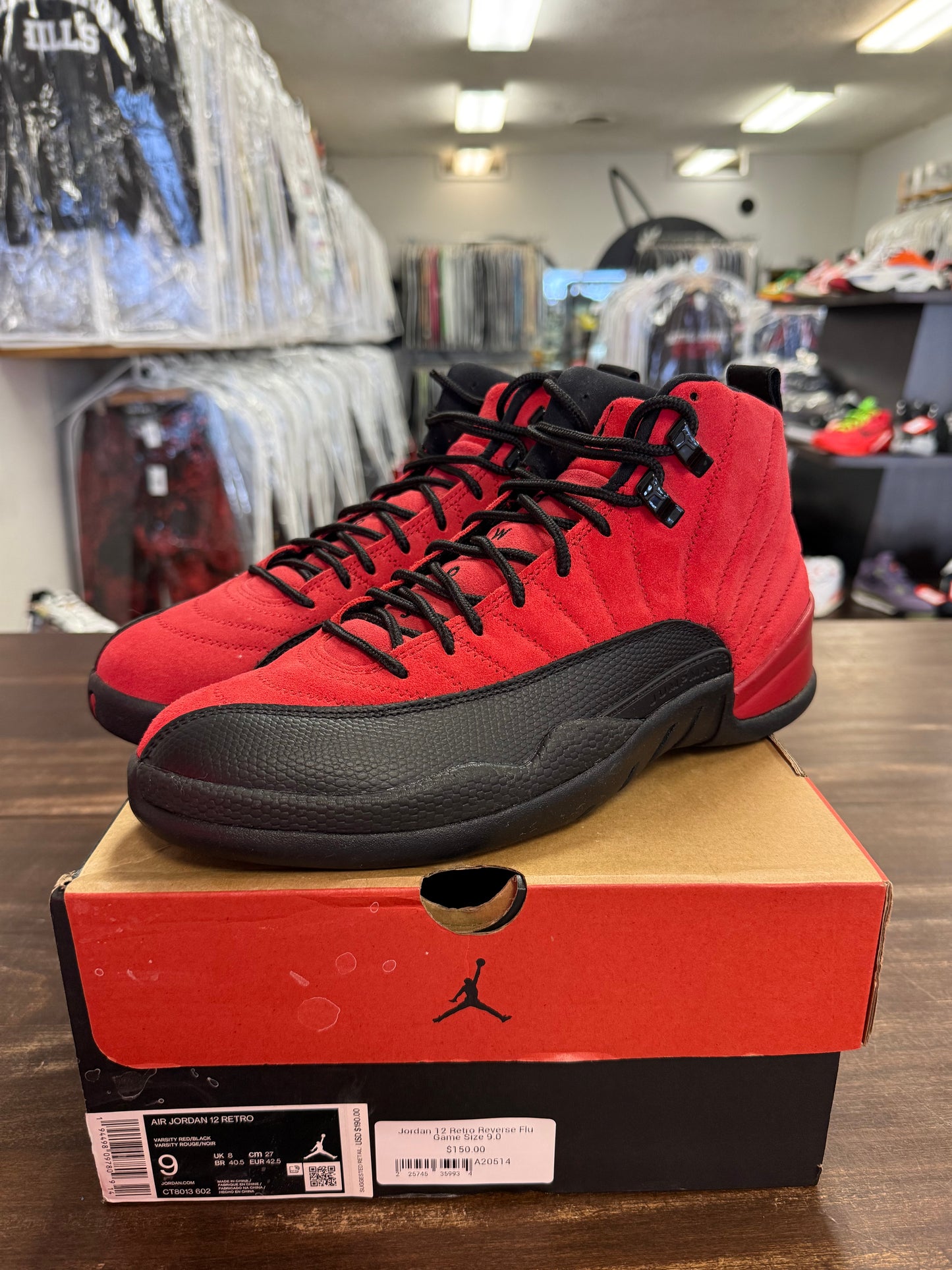 Jordan 12 Retro Reverse Flu Game