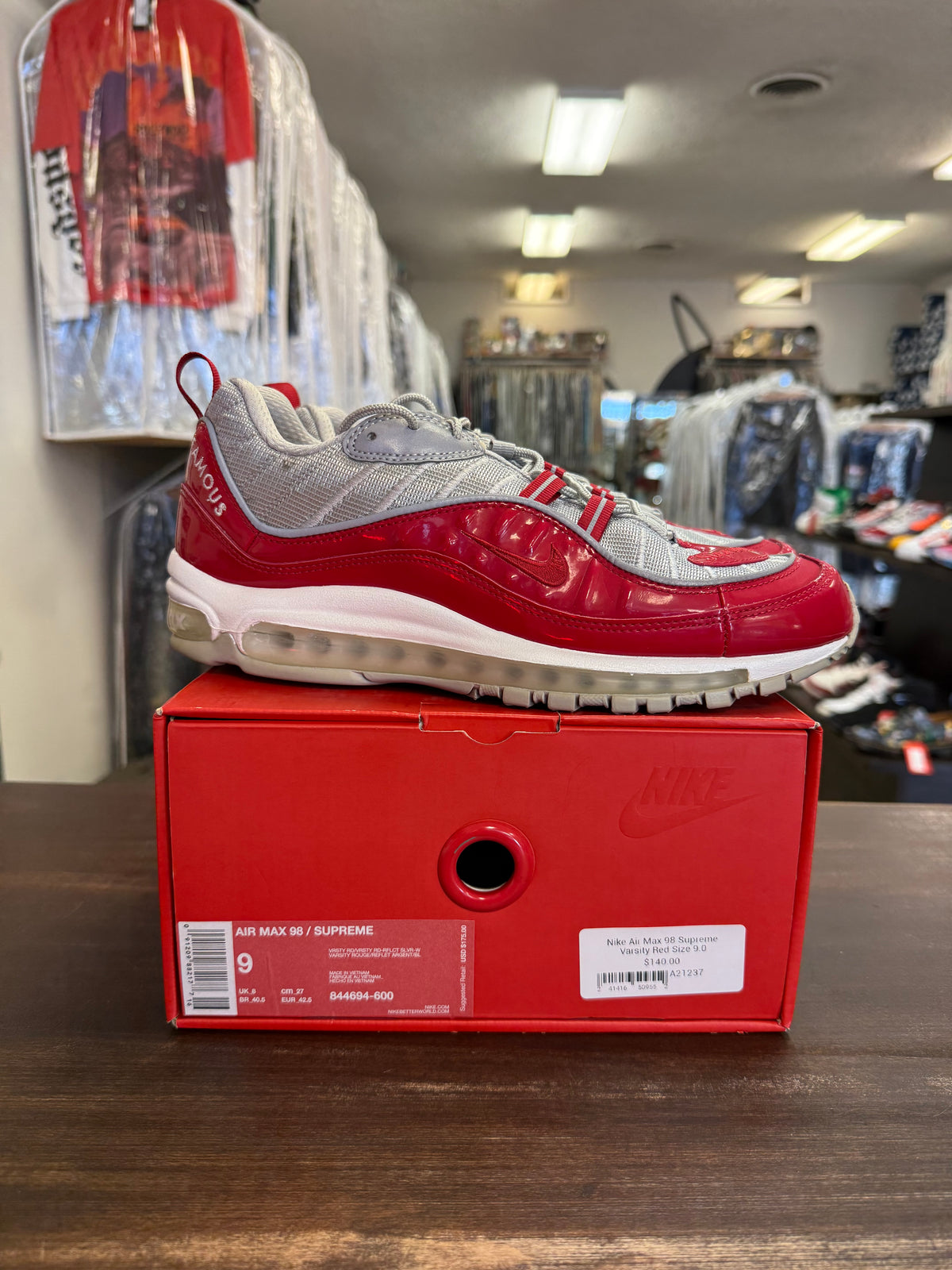 Nike Air Max 98 Supreme Varsity Red